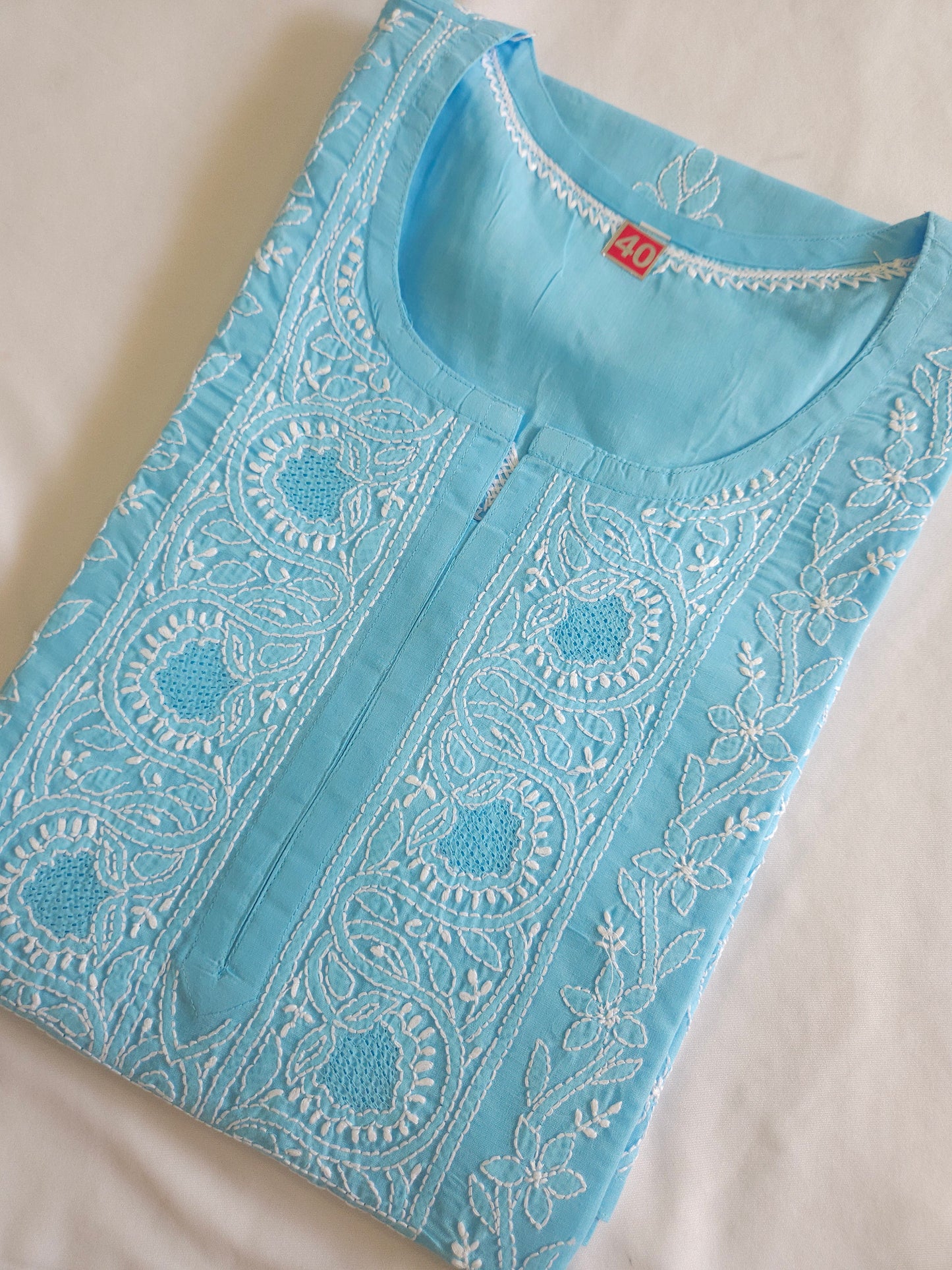 Cotton Voil Stitched Kurtas Design001 (12 Colours Avlb )