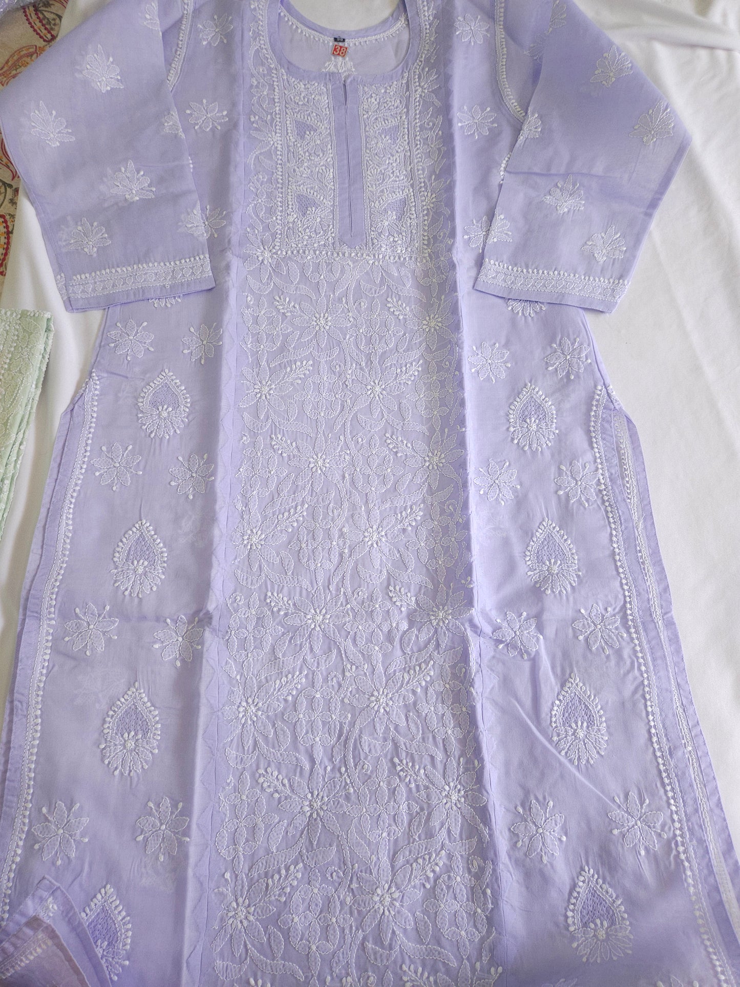Cotton Voil Stitched Kurtas Design004 (6 Colours avlb)