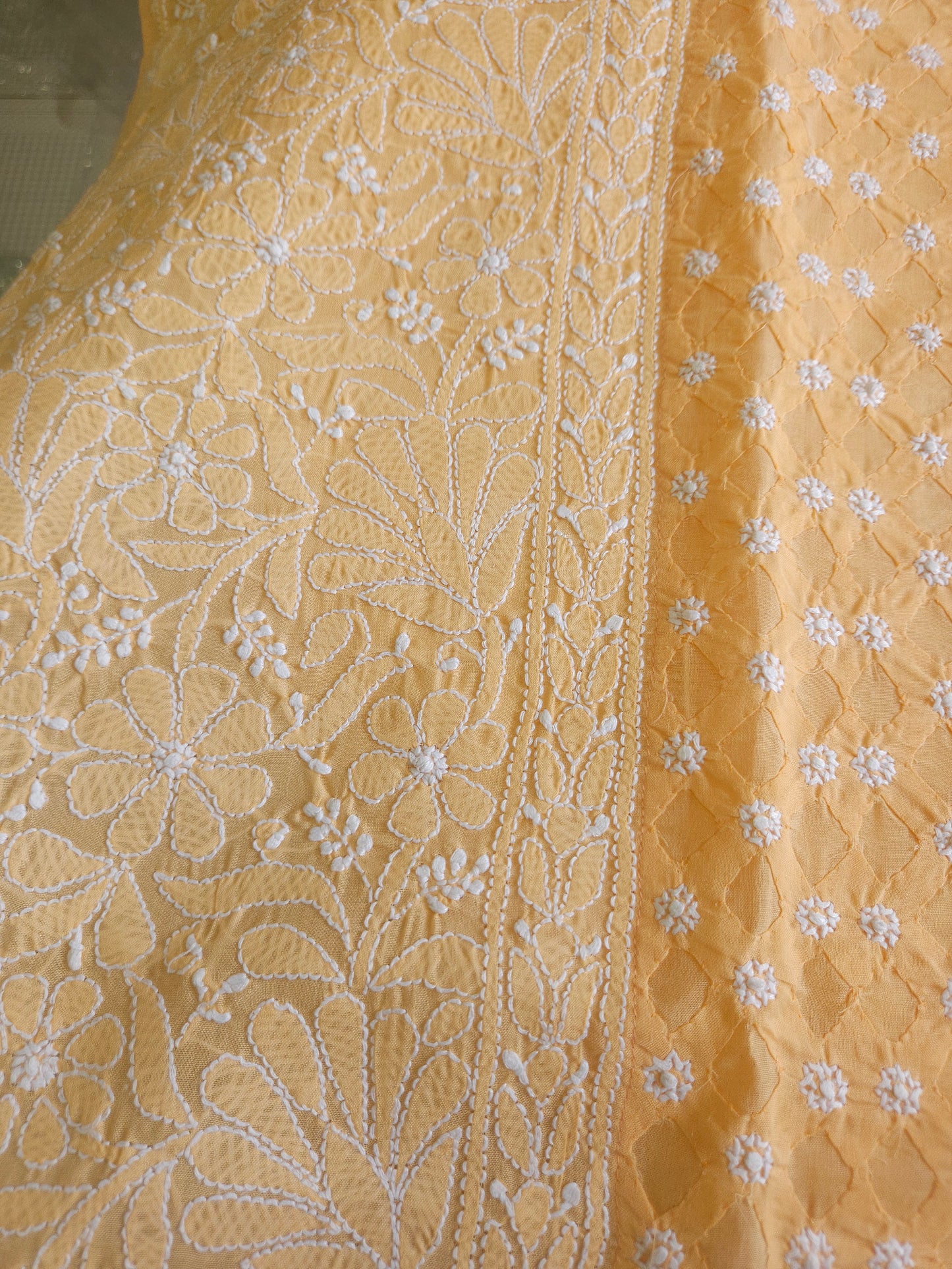 Cotton Voil Daraz Chikankari Kurti