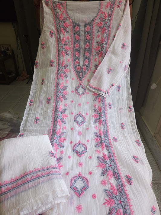 Malmal Chanderi 2-Piece Suit (PSC100)