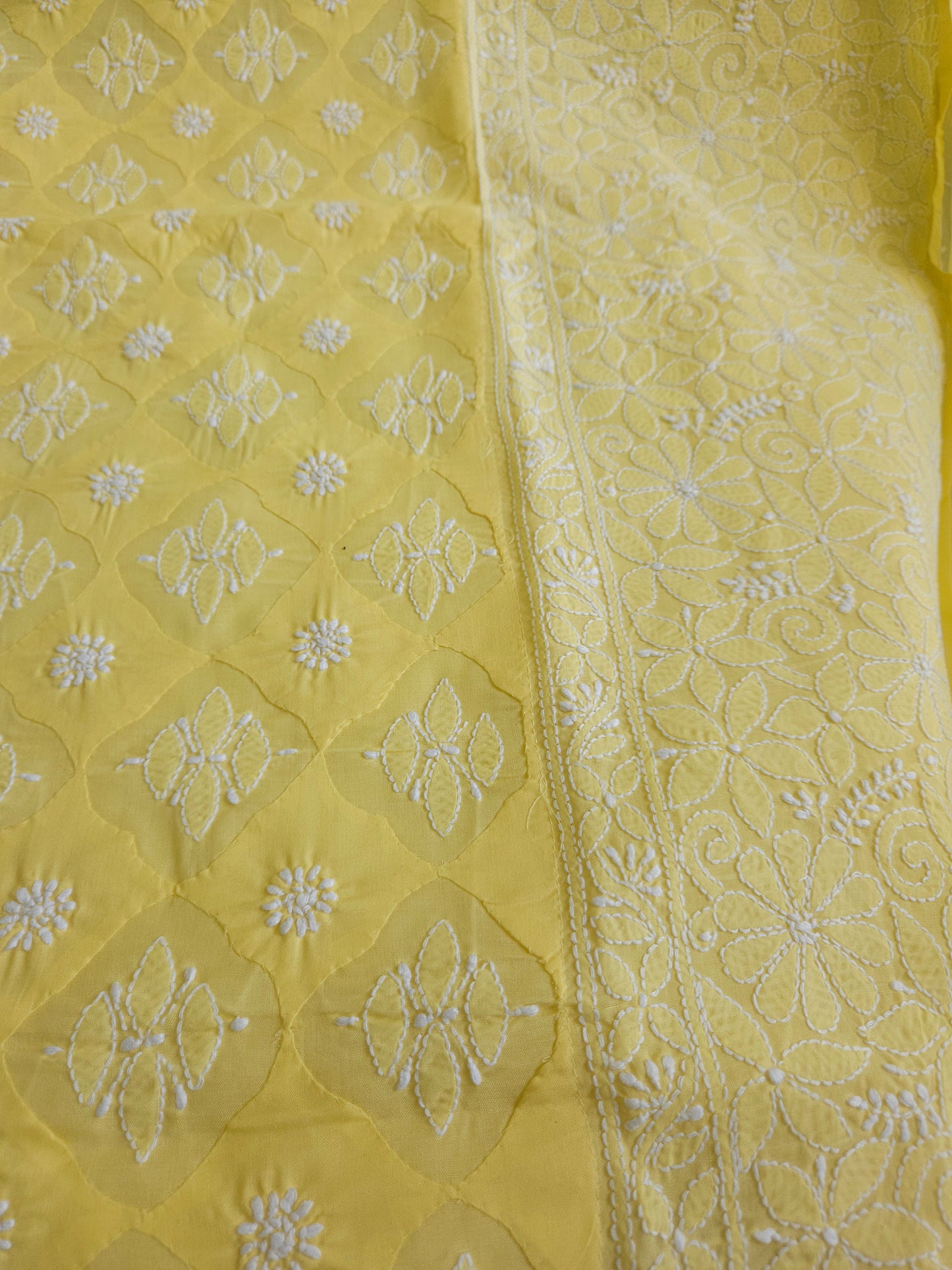 Cotton Voil Daraz Chikankari Kurti