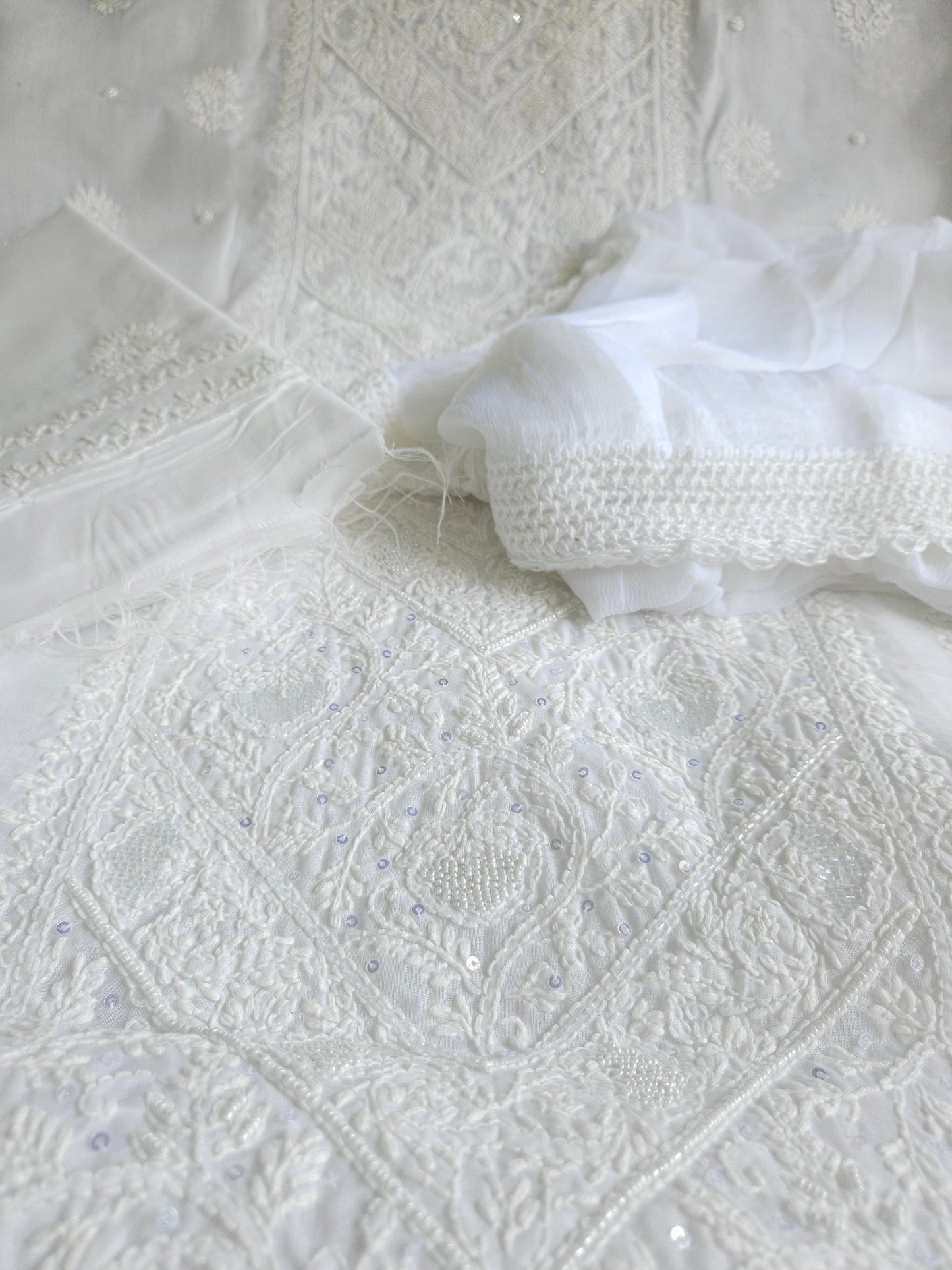 Cotton 3-Piece Chikankari Suif (PSC189)