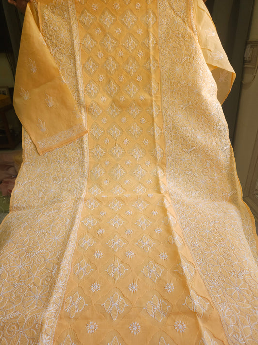 Cotton Voil Daraz Chikankari Kurti