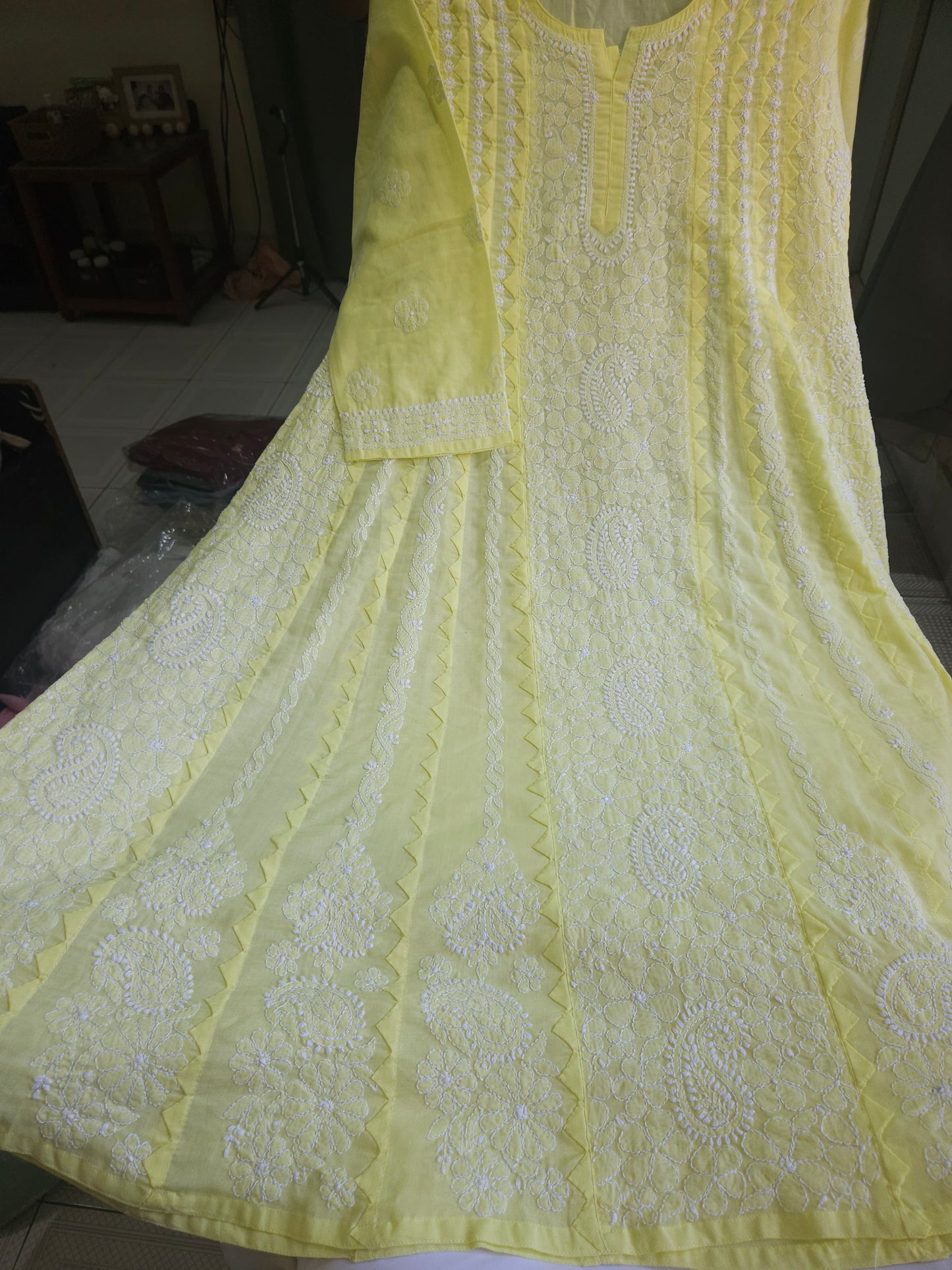 Cotton Voil Daraz Anarkali Size 42 and 46 (PSC160)