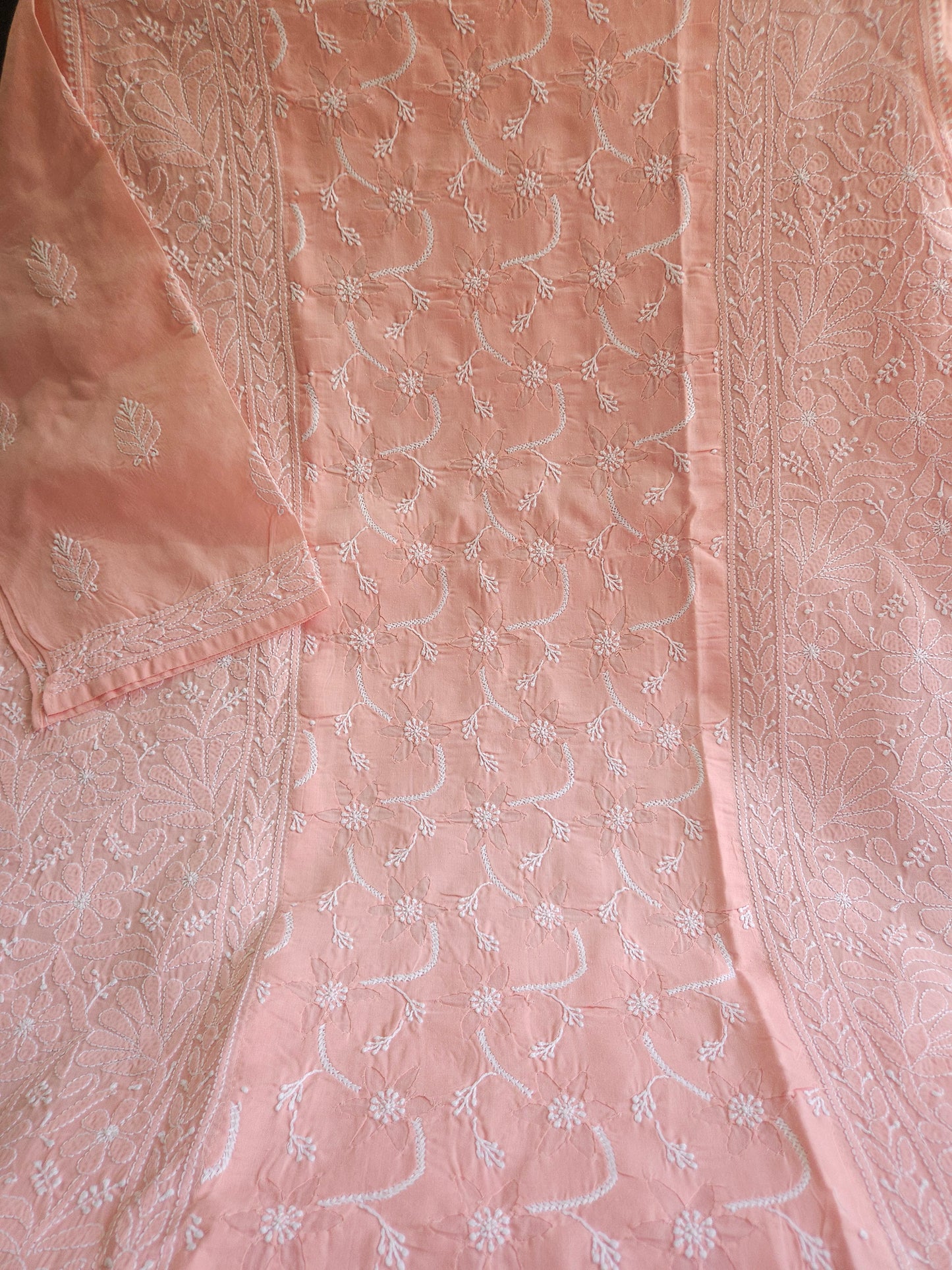 Cotton Voil Daraz Chikankari Kurti