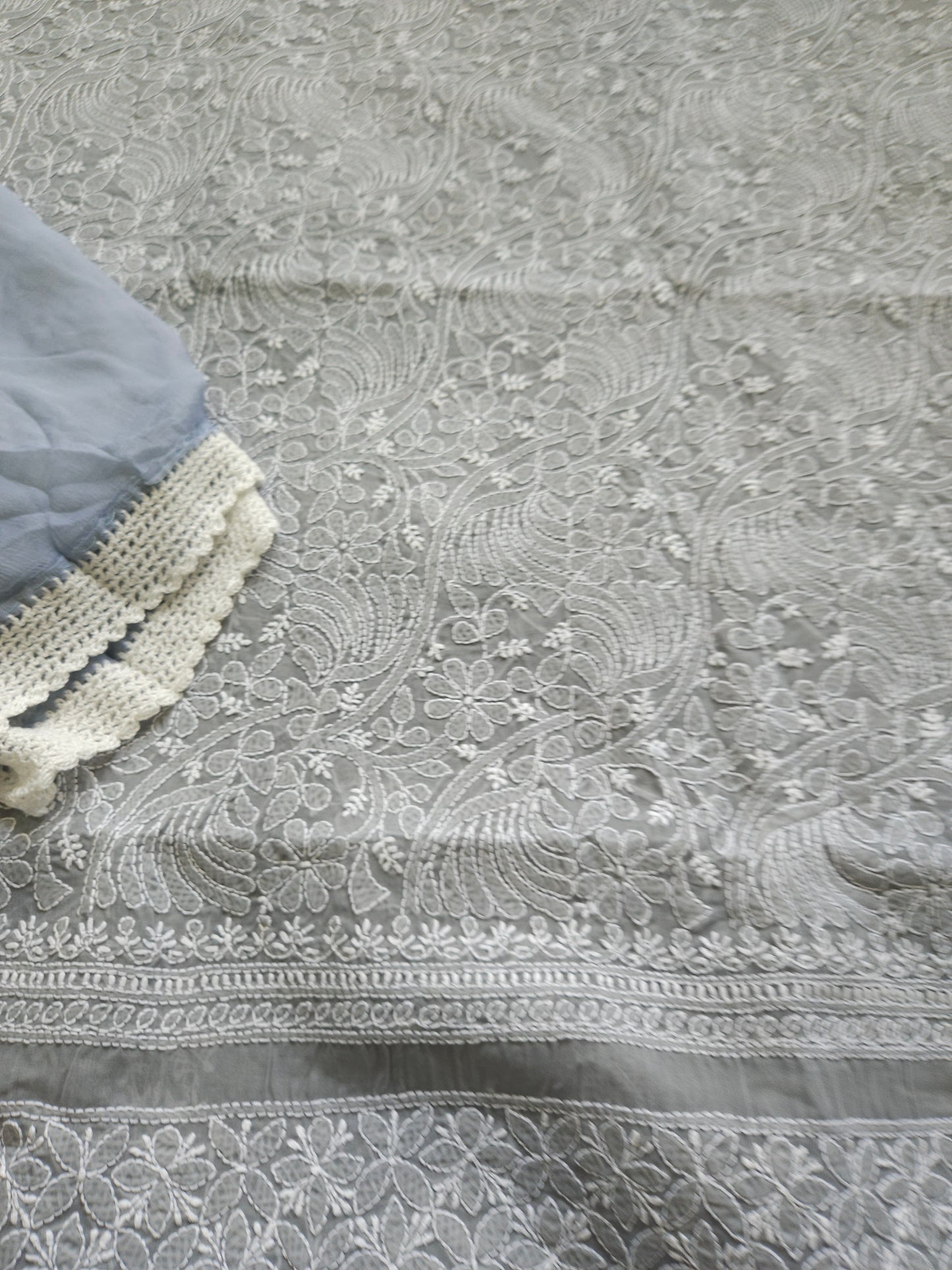 Cotton Voil 3Piece Chikankari Suit CSS003