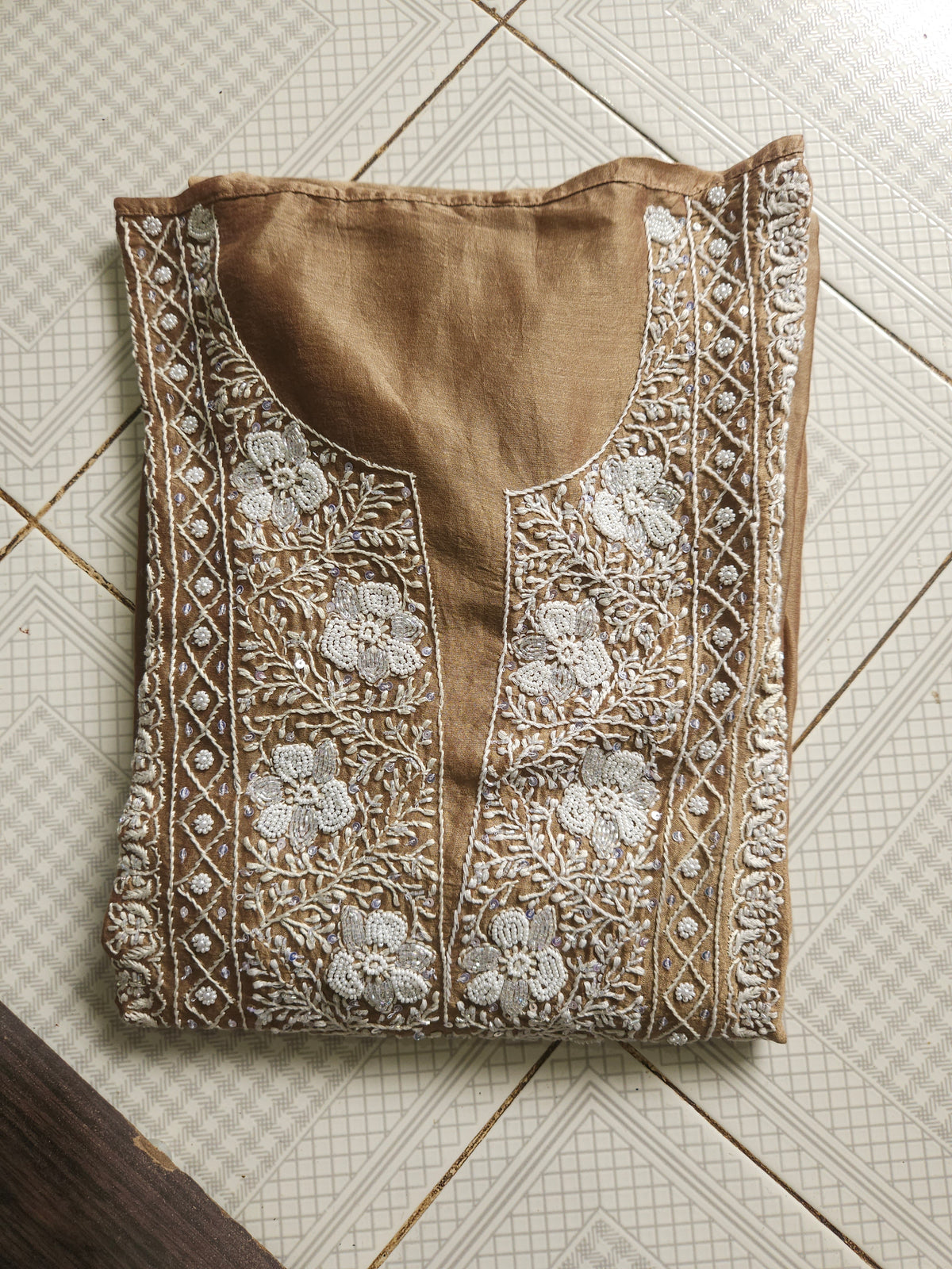2Piece American Chanderi Coord Set PSC039