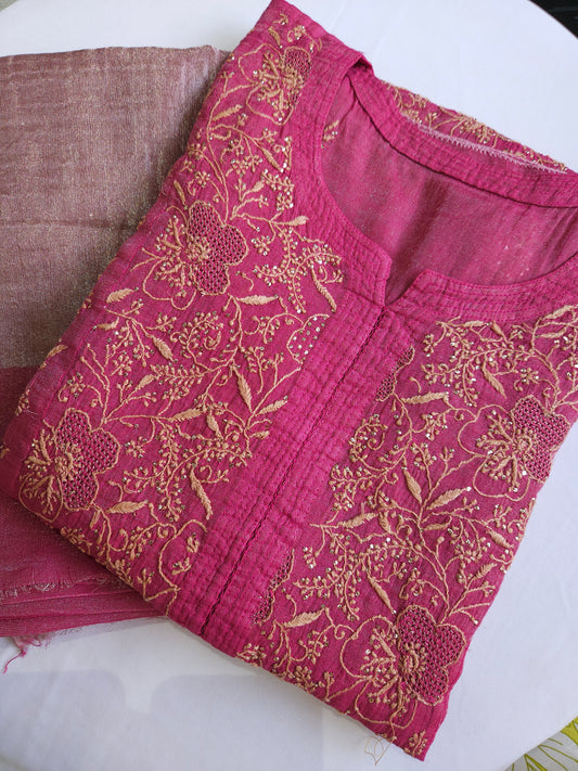 Pure Zari Tissue 2-Piece Suit (PSC120)