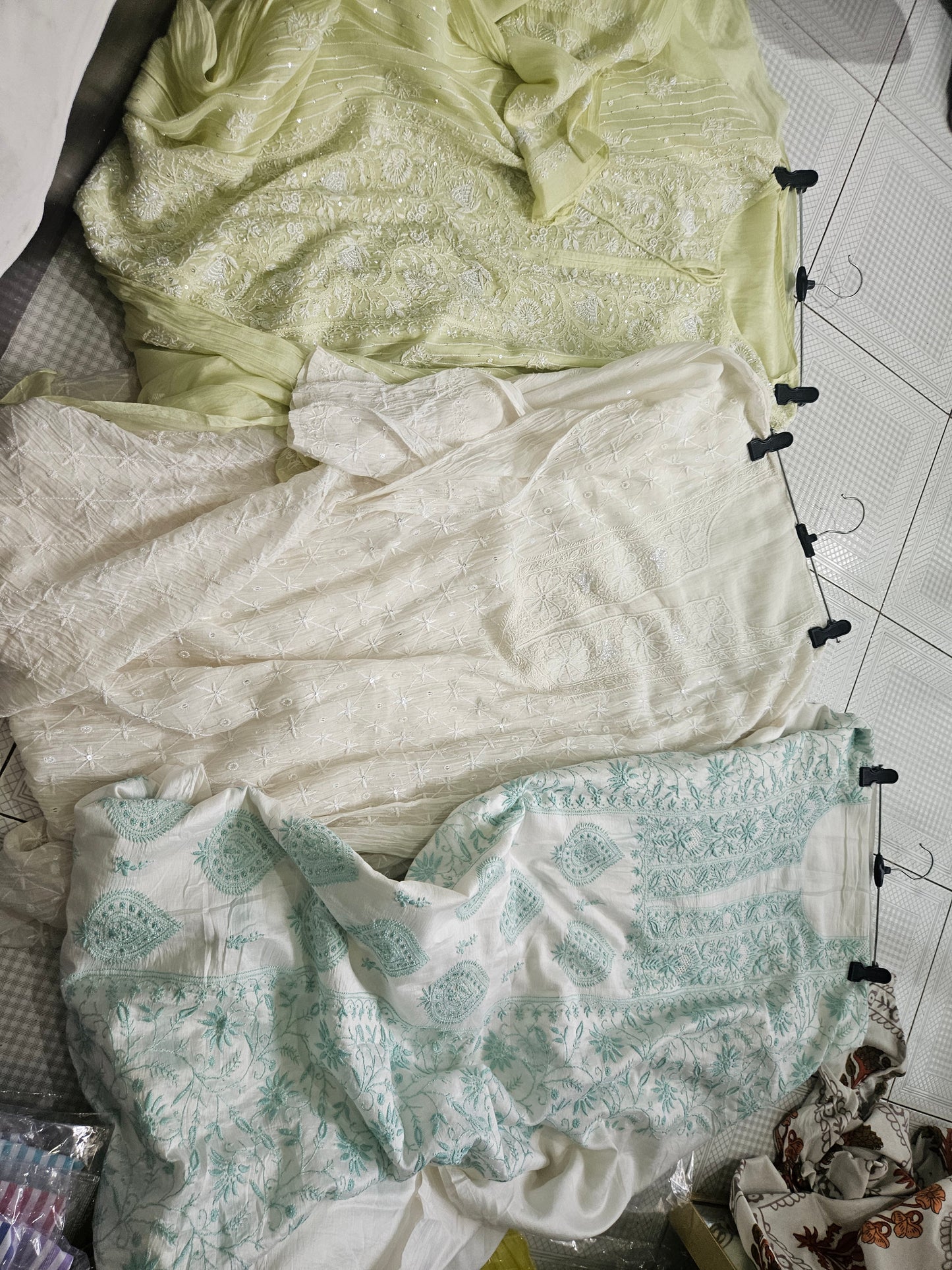 Mal chanderi suits