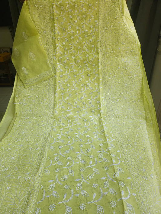 Cotton Voil Daraz Chikankari Kurti