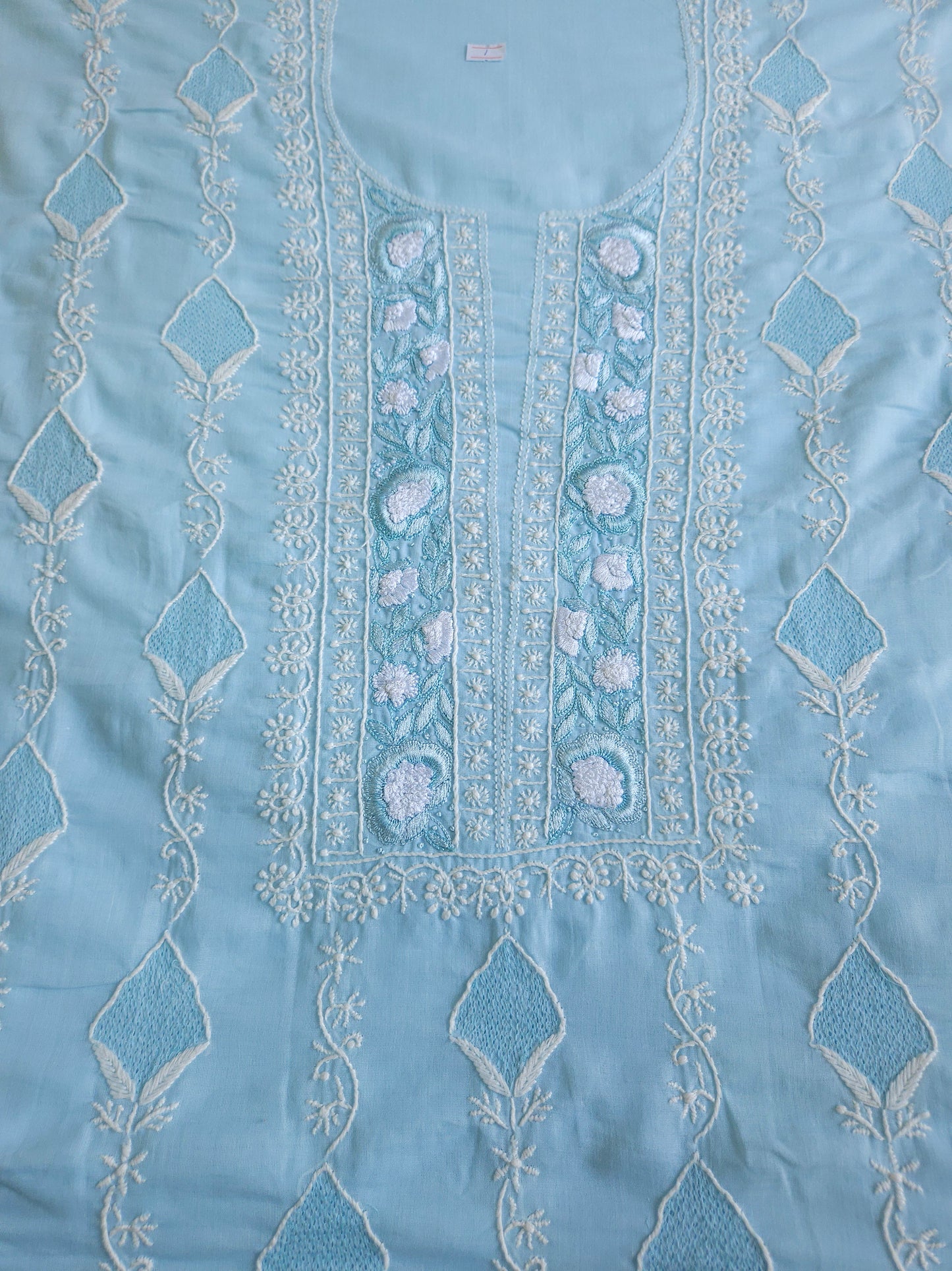 Soft Cotton 3Piece Unstiched Chikankari Parsigara Suir
