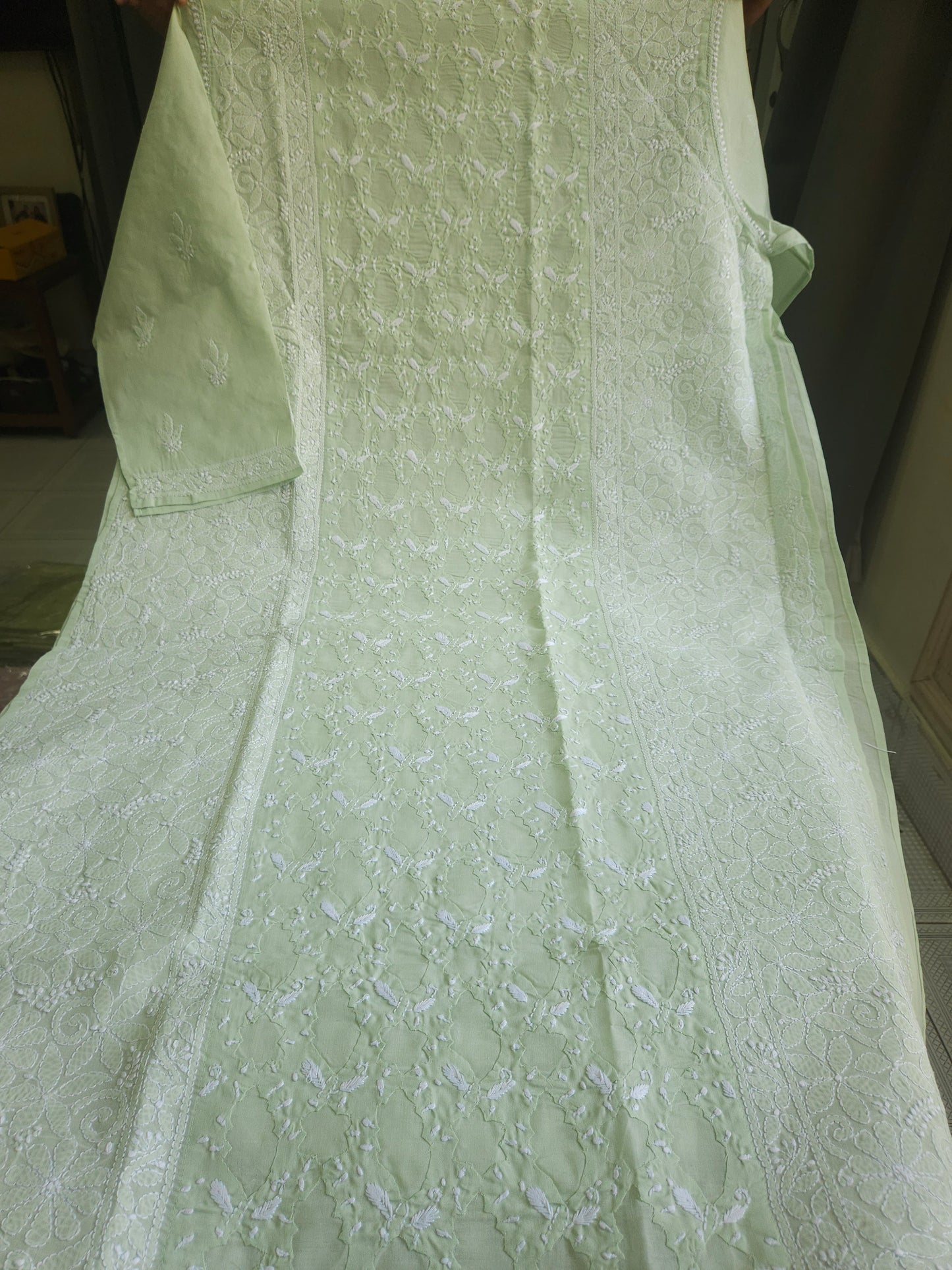 Cotton Voil Daraz Chikankari Kurti