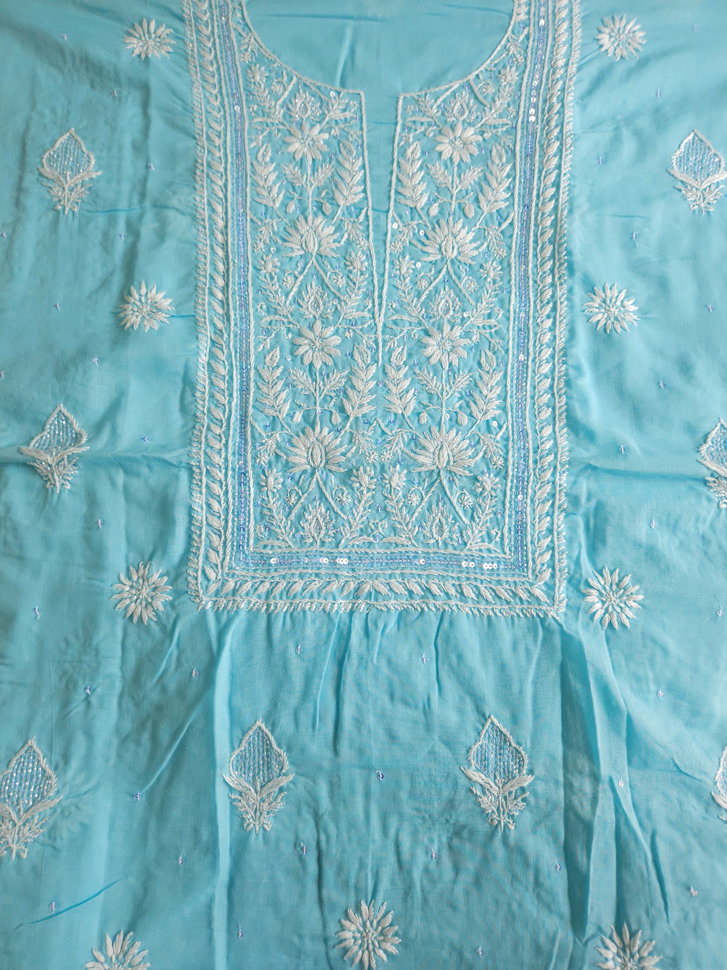 Cotton Unstiched Kurta Fabric with Addon