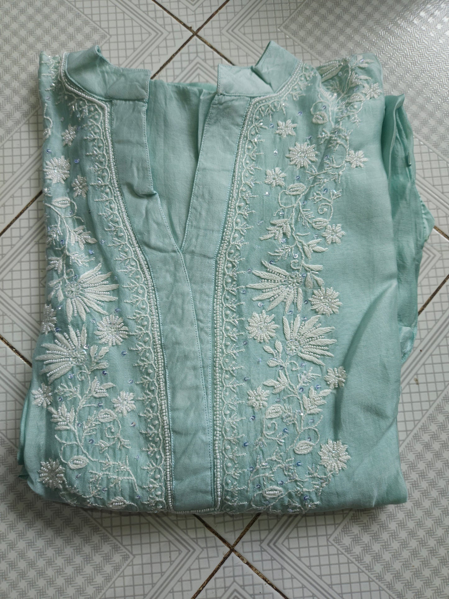 2Piece American Chanderi Coord Set PSC043