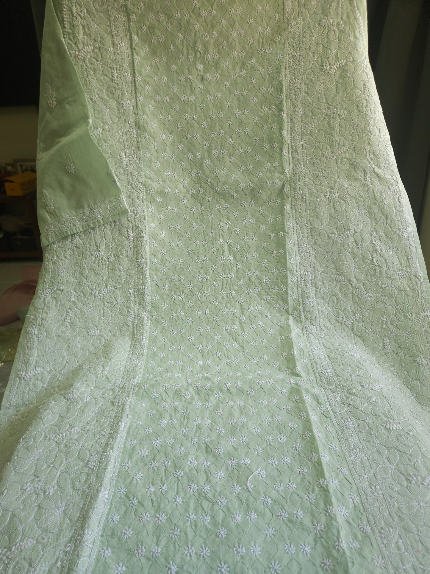 Cotton Voil Daraz Chikankari Kurti