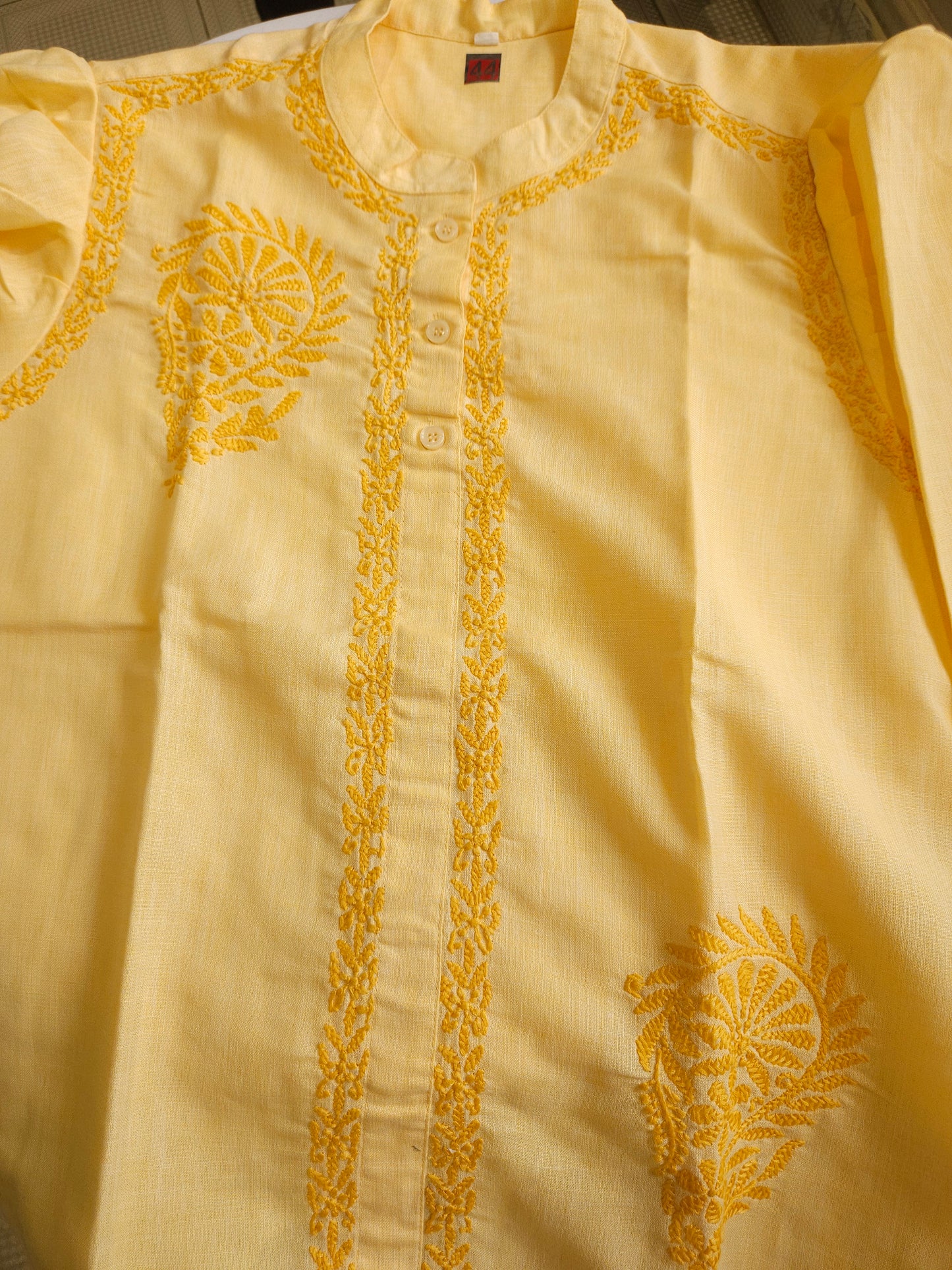 Linen Chikankari Shirt (PSC170)