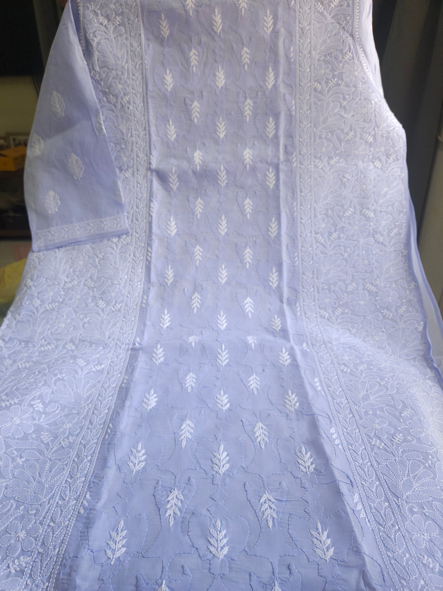 Cotton Voil Daraz Chikankari Kurti