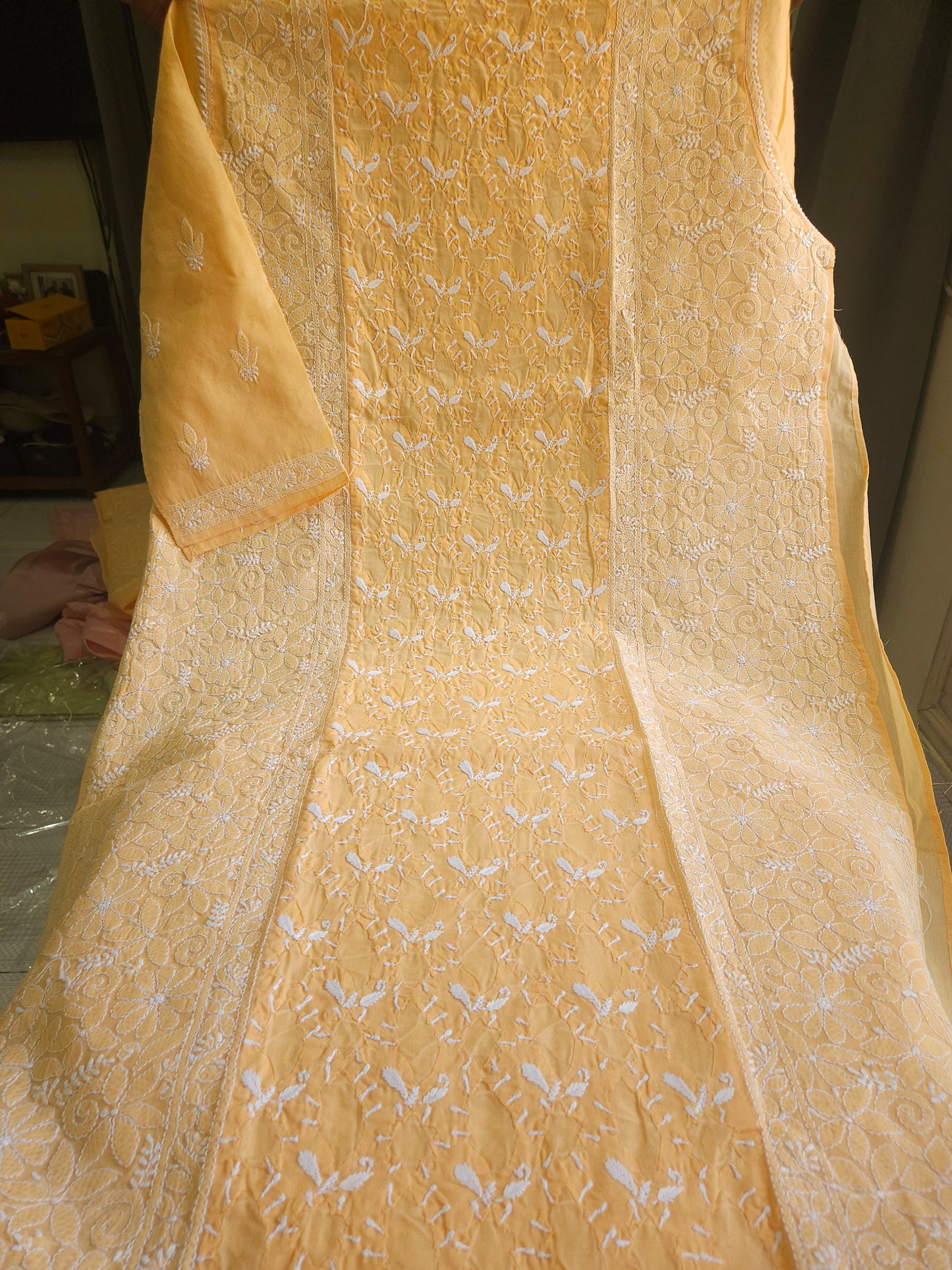 Cotton Voil Daraz Chikankari Kurti