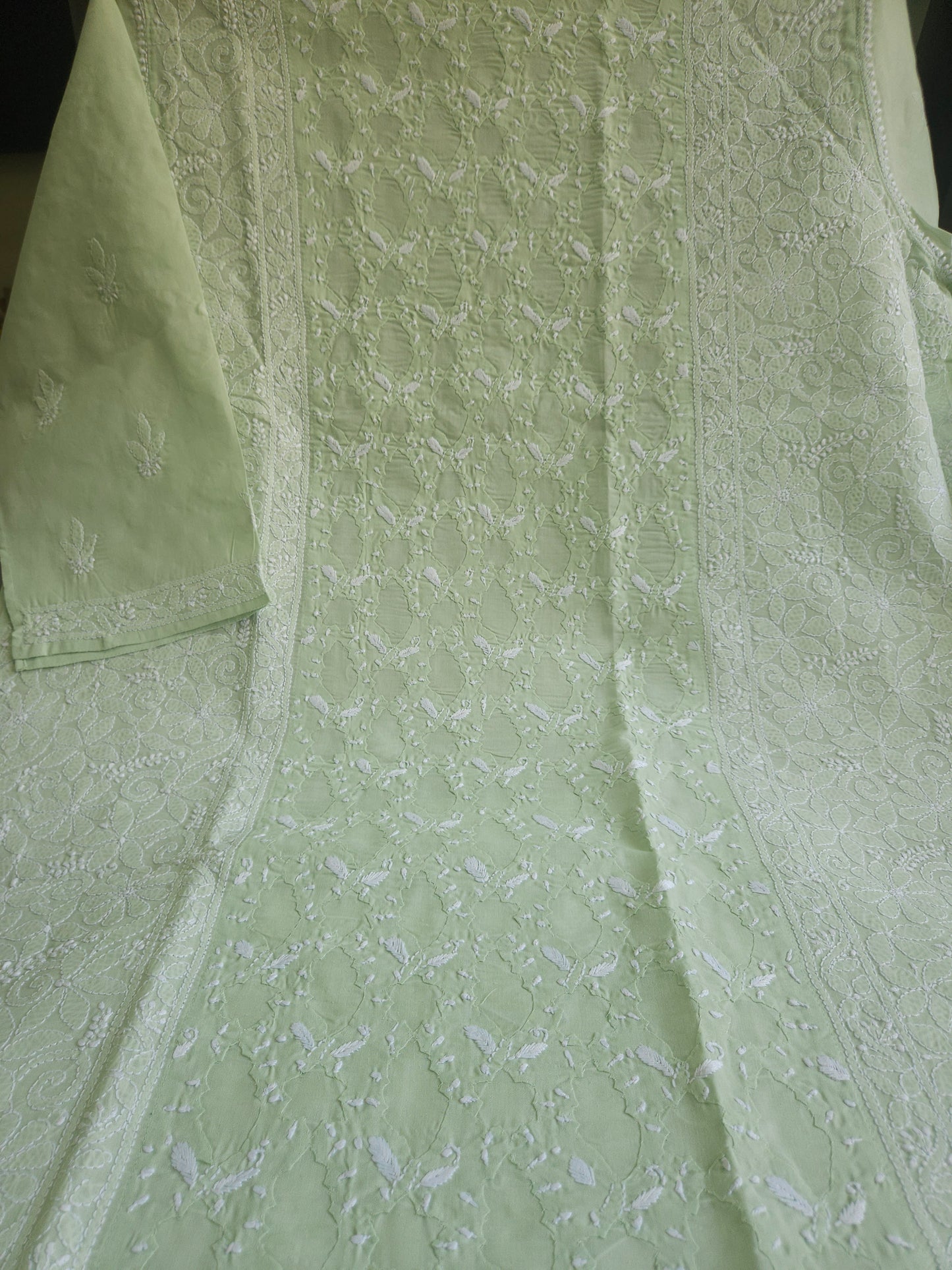 Cotton Voil Daraz Chikankari Kurti