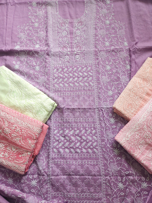 Soft SemiKotta Silk /Mal Kotta 2piece Unstiched Suit