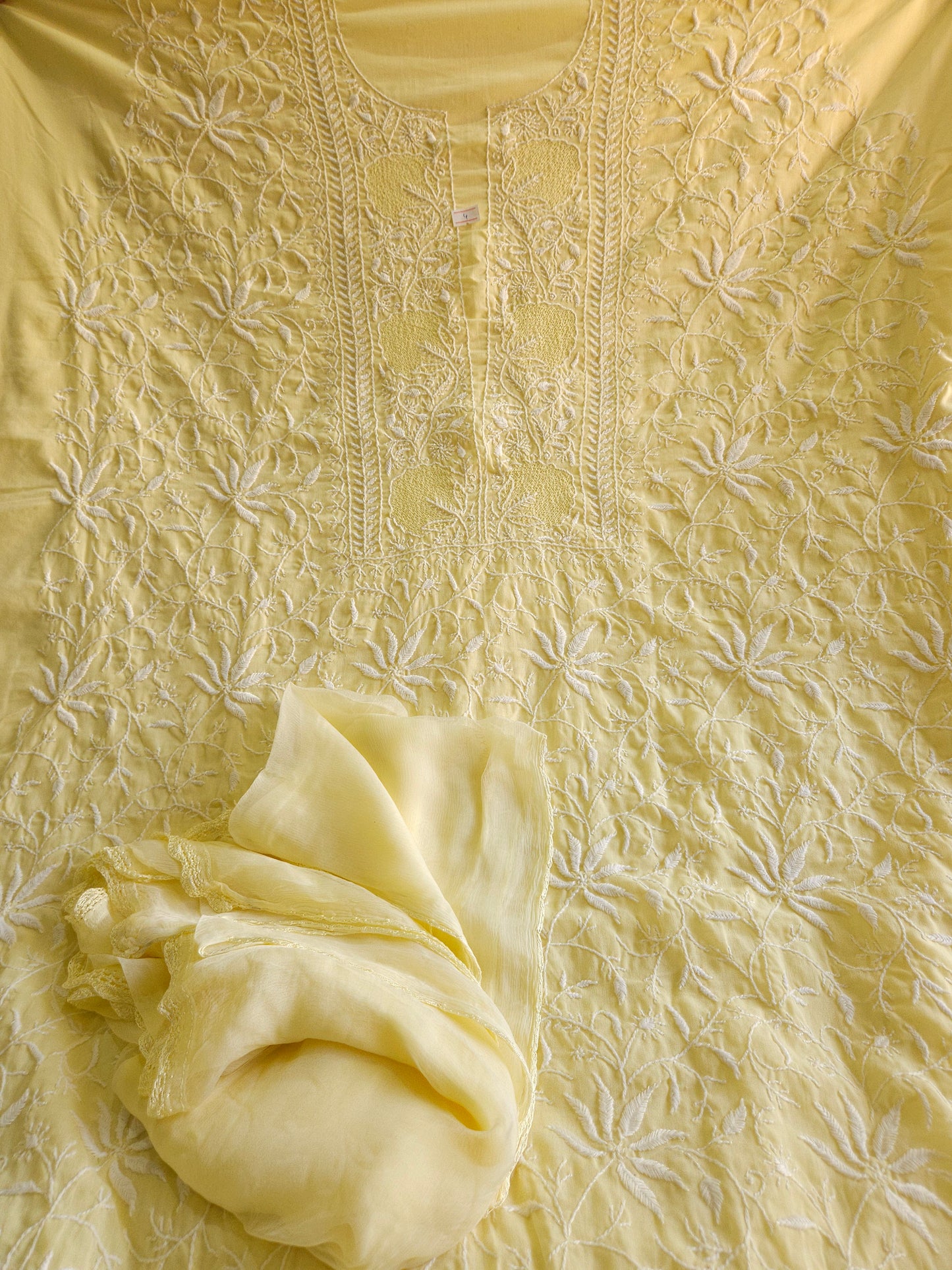 Soft Cotton Chikankari 3Piece Suit