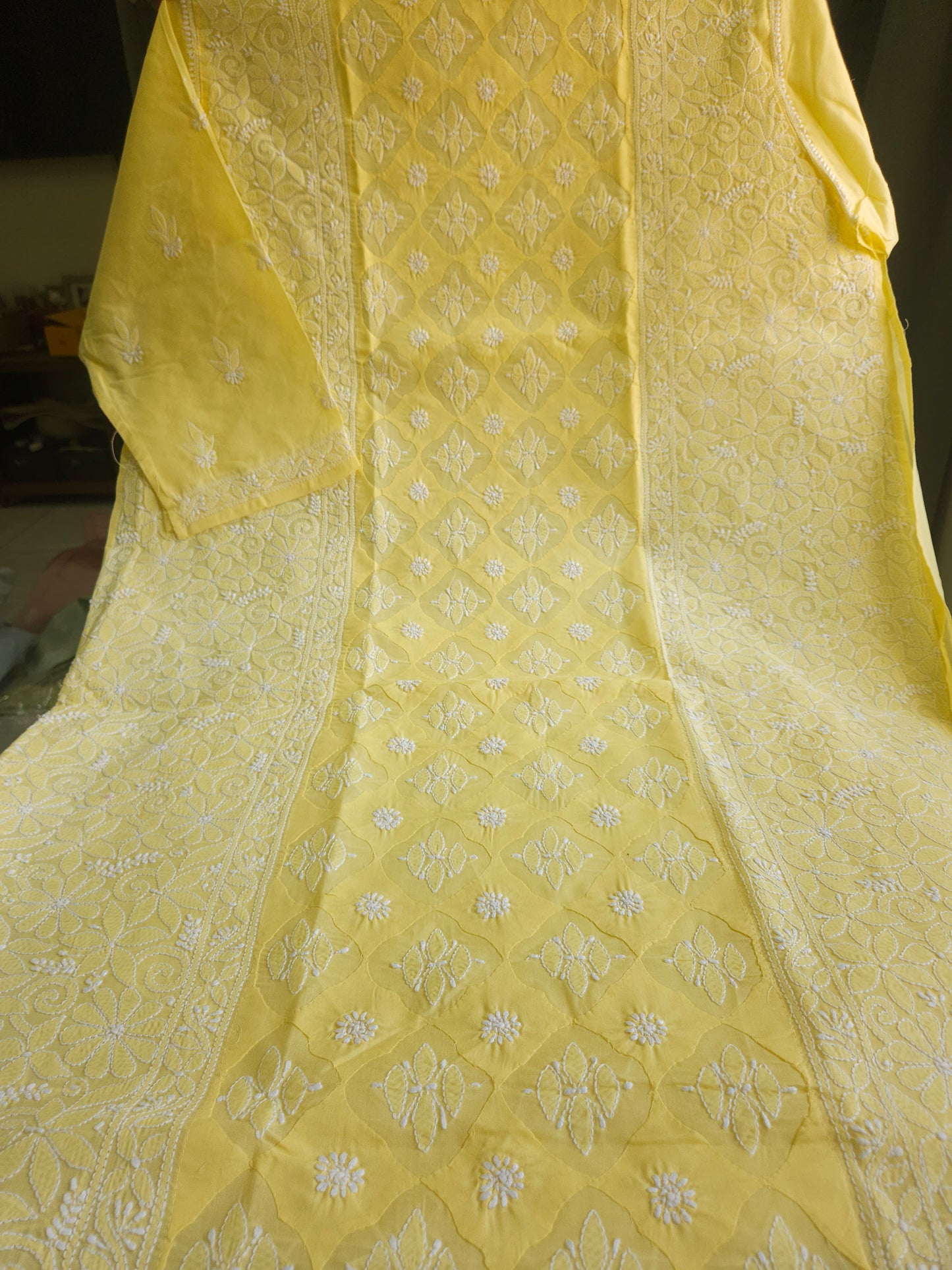 Cotton Voil Daraz Chikankari Kurti