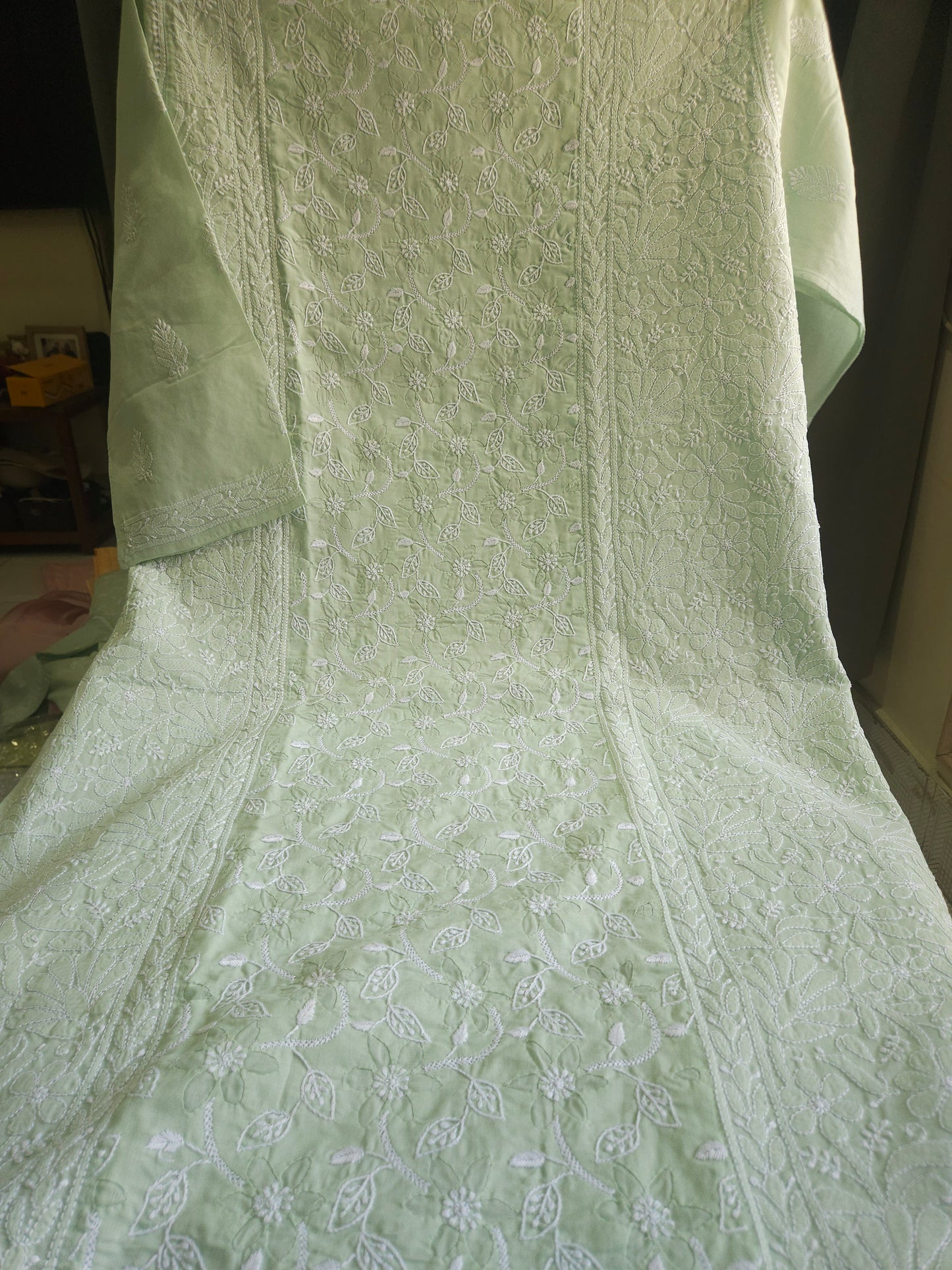 Cotton Voil Daraz Chikankari Kurti