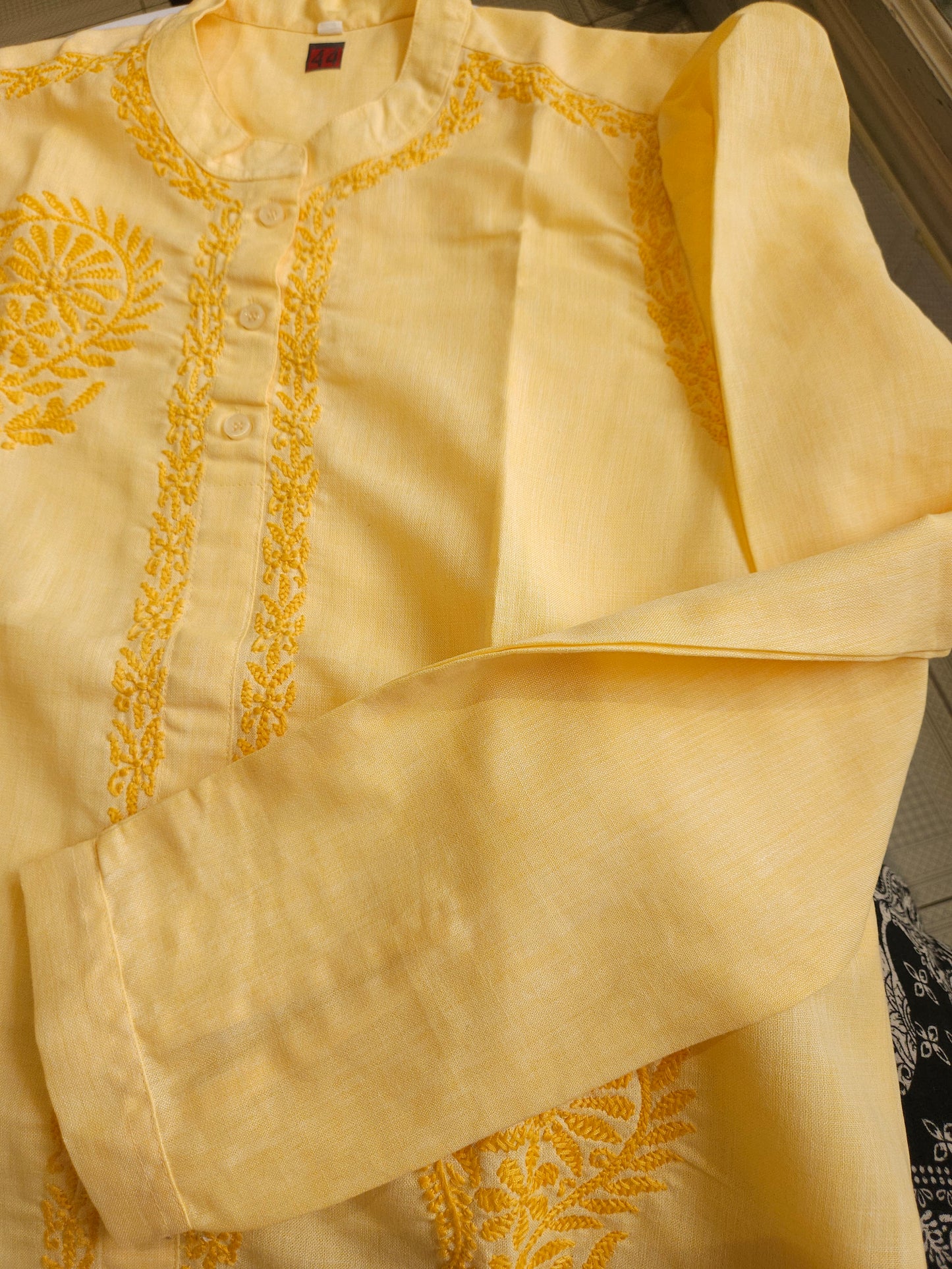 Linen Chikankari Shirt (PSC170)