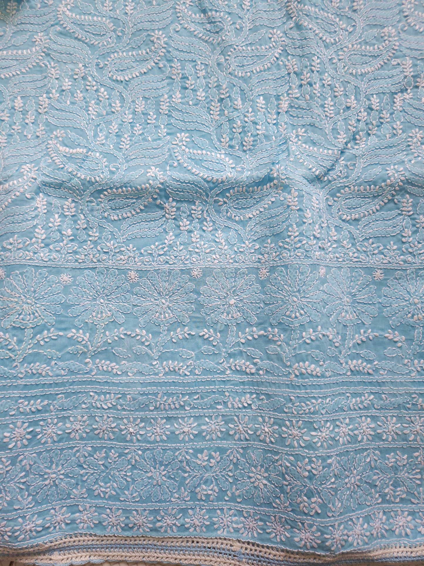 Cotton Voil 3Piece Chikankari Suit