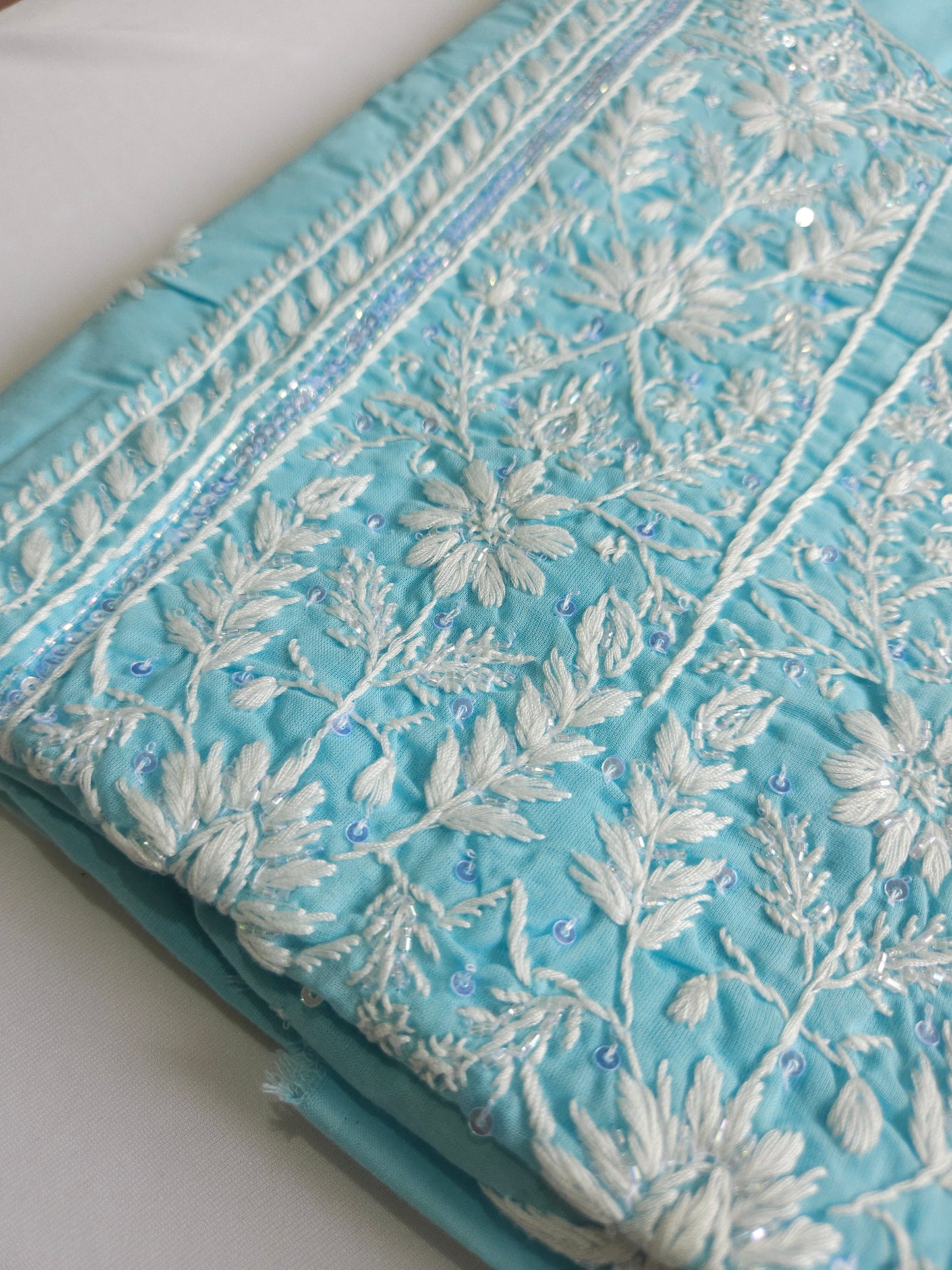 Cotton Unstiched Kurta Fabric with Addon