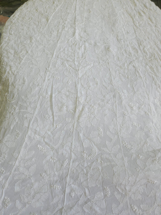 Viscose Georgette Resham Thread Anarkali 40 and 46 (PSC164)