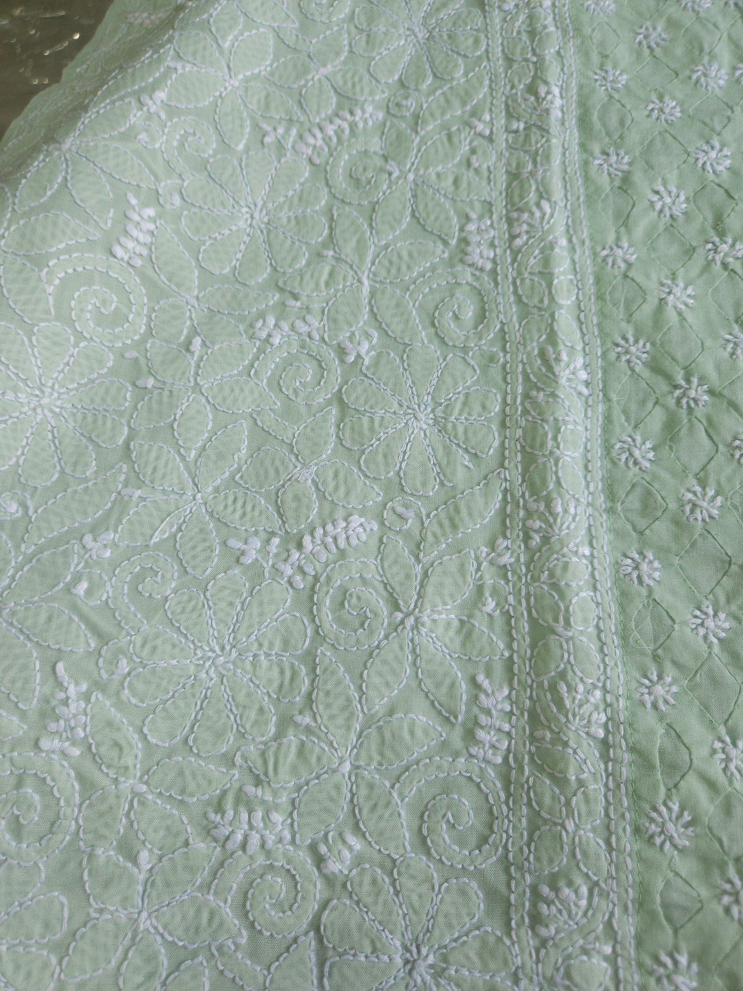 Cotton Voil Daraz Chikankari Kurti