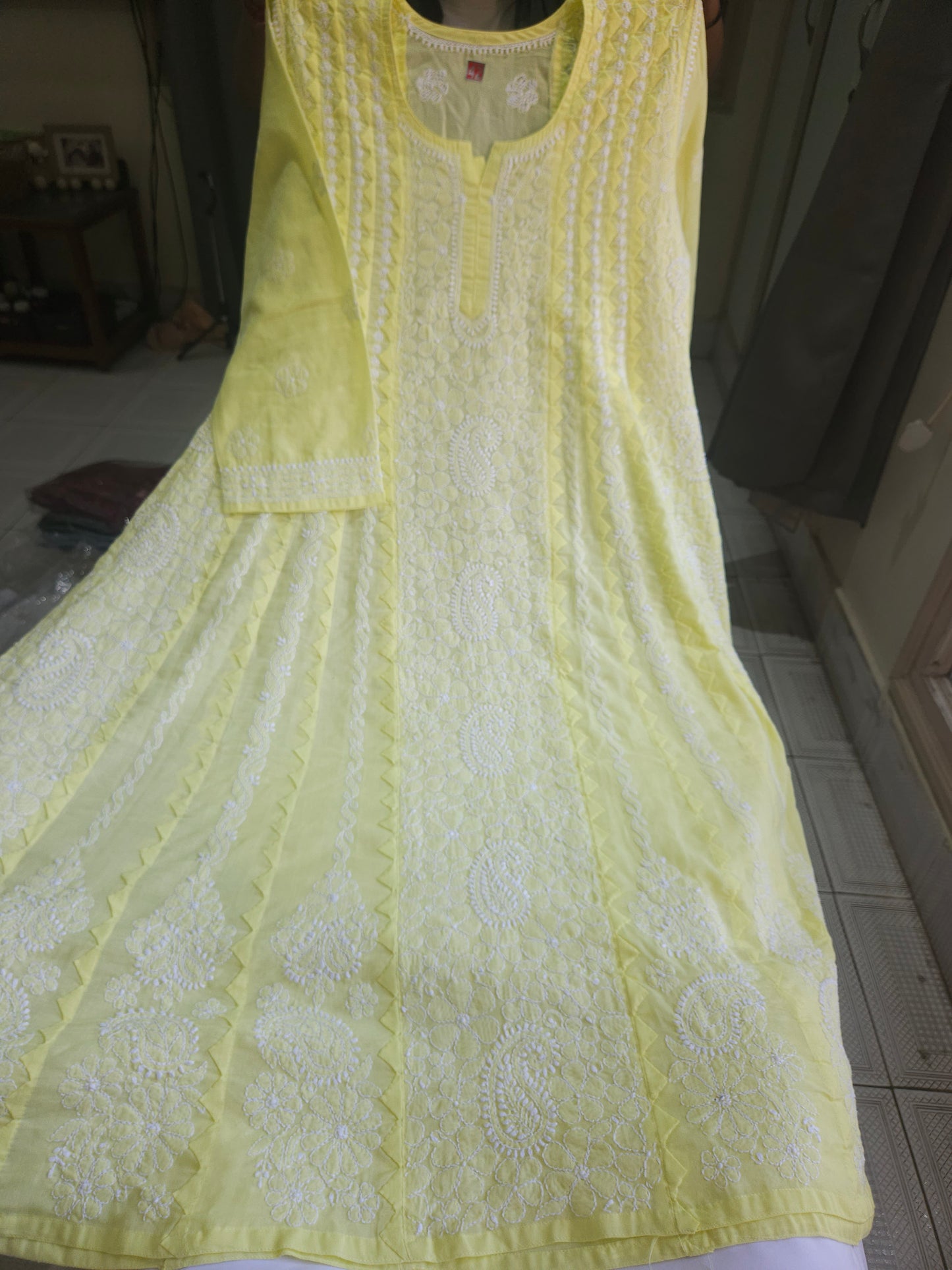 Cotton Voil Daraz Anarkali Size 42 and 46 (PSC160)