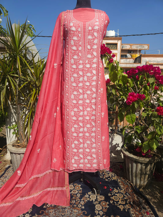 Malmal Chanderi 2-Piece Suit (PSC117)