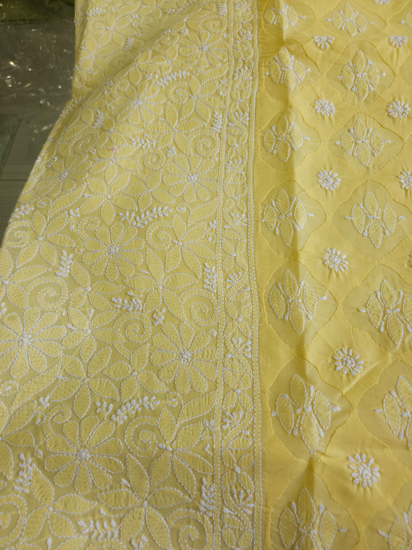 Cotton Voil Daraz Chikankari Kurti