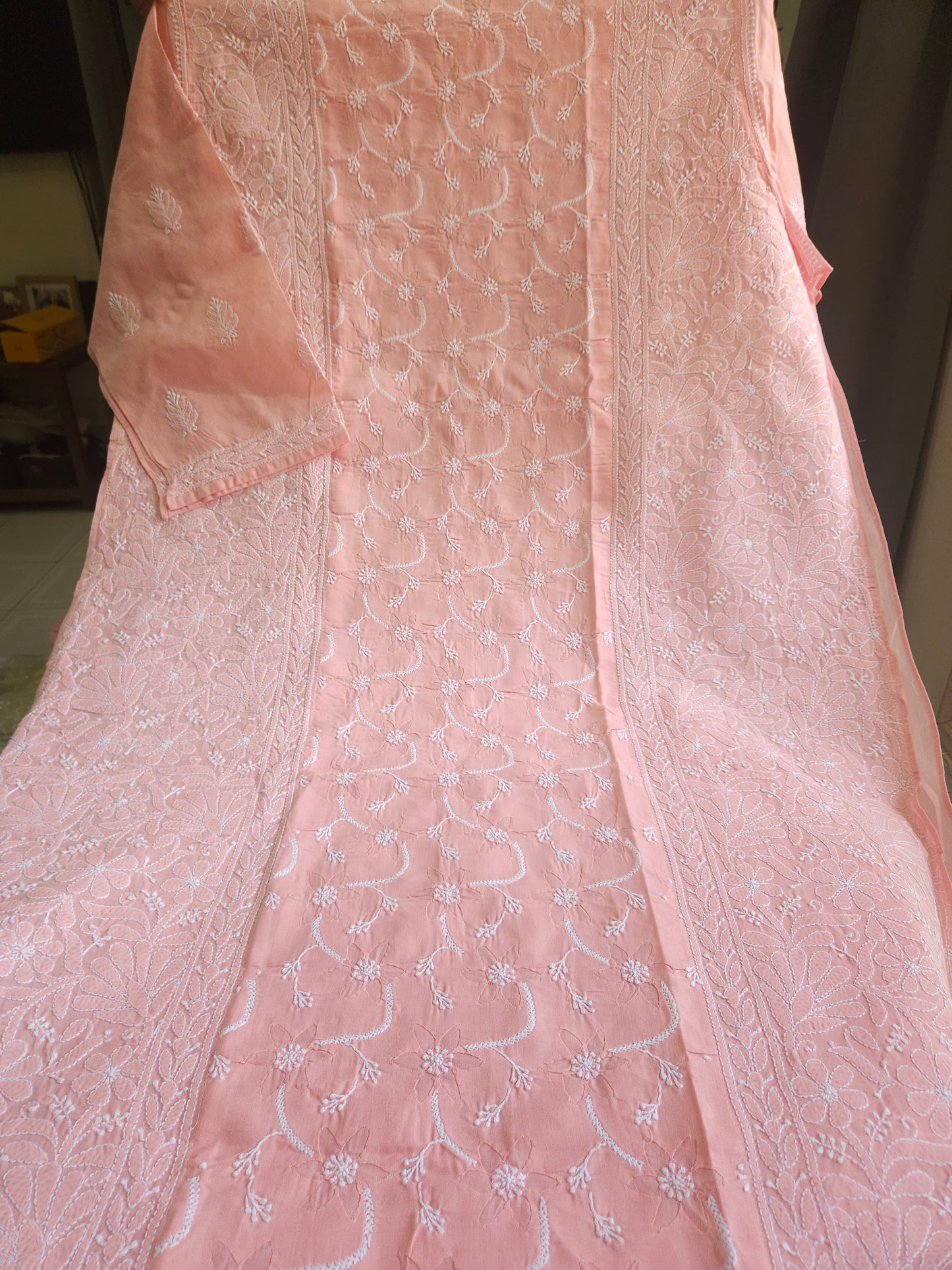 Cotton Voil Daraz Chikankari Kurti