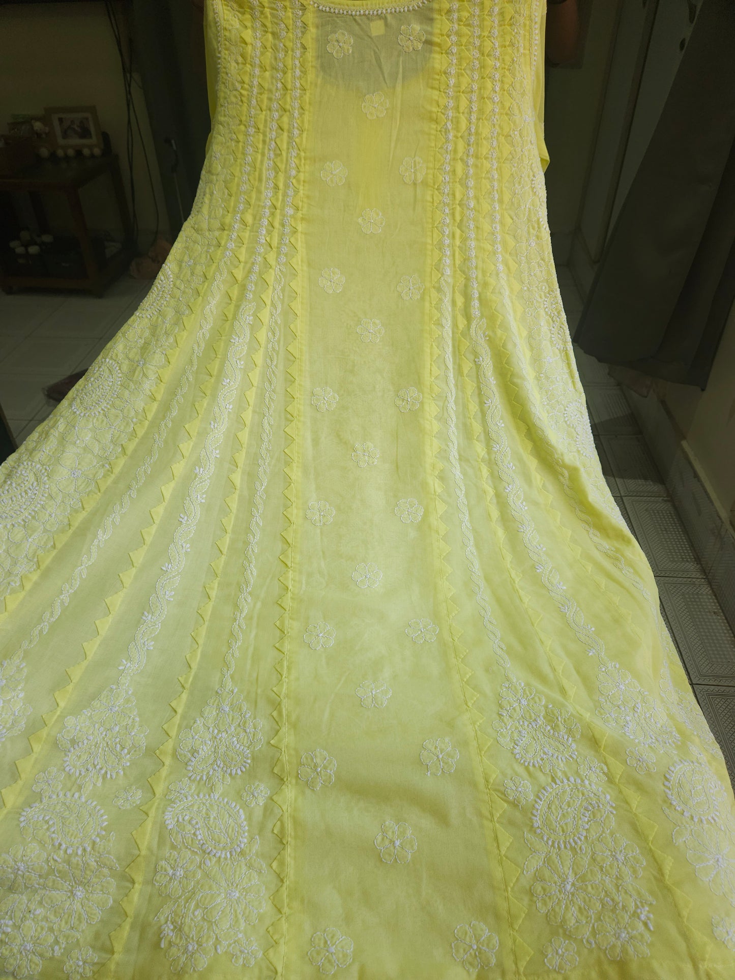 Cotton Voil Daraz Anarkali Size 42 and 46 (PSC160)