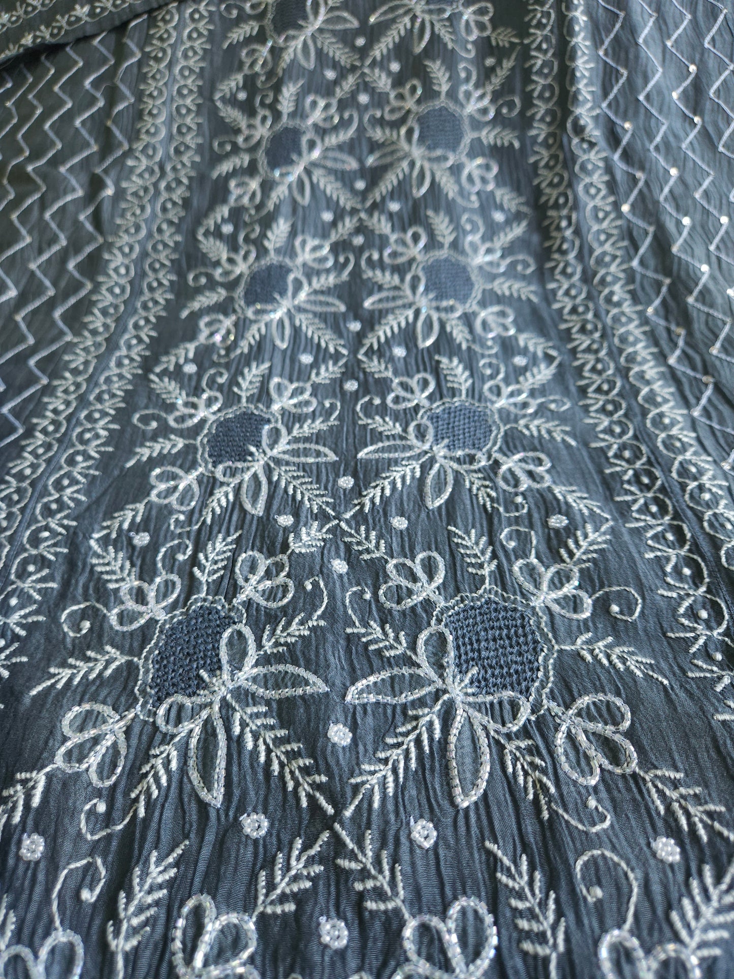 Malmal Chanderi 2Piece Semistiched Suit