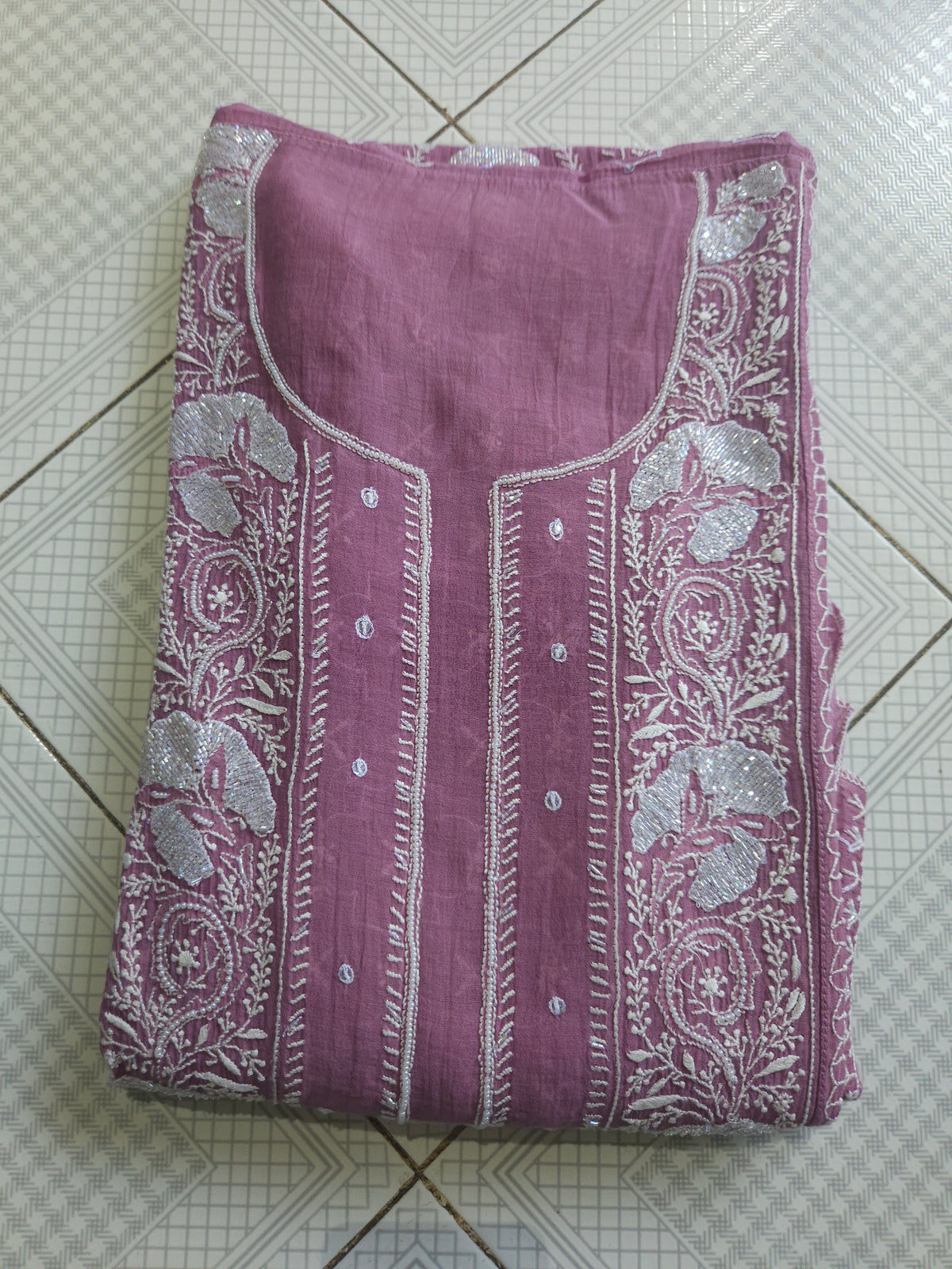 2Piece Malmal Chanderi Suit Set PSC169