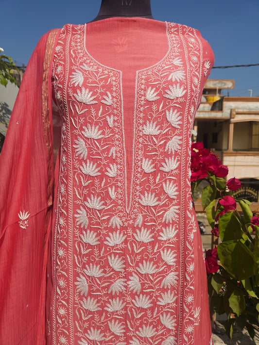 Malmal Chanderi 2-Piece Suit (PSC117)