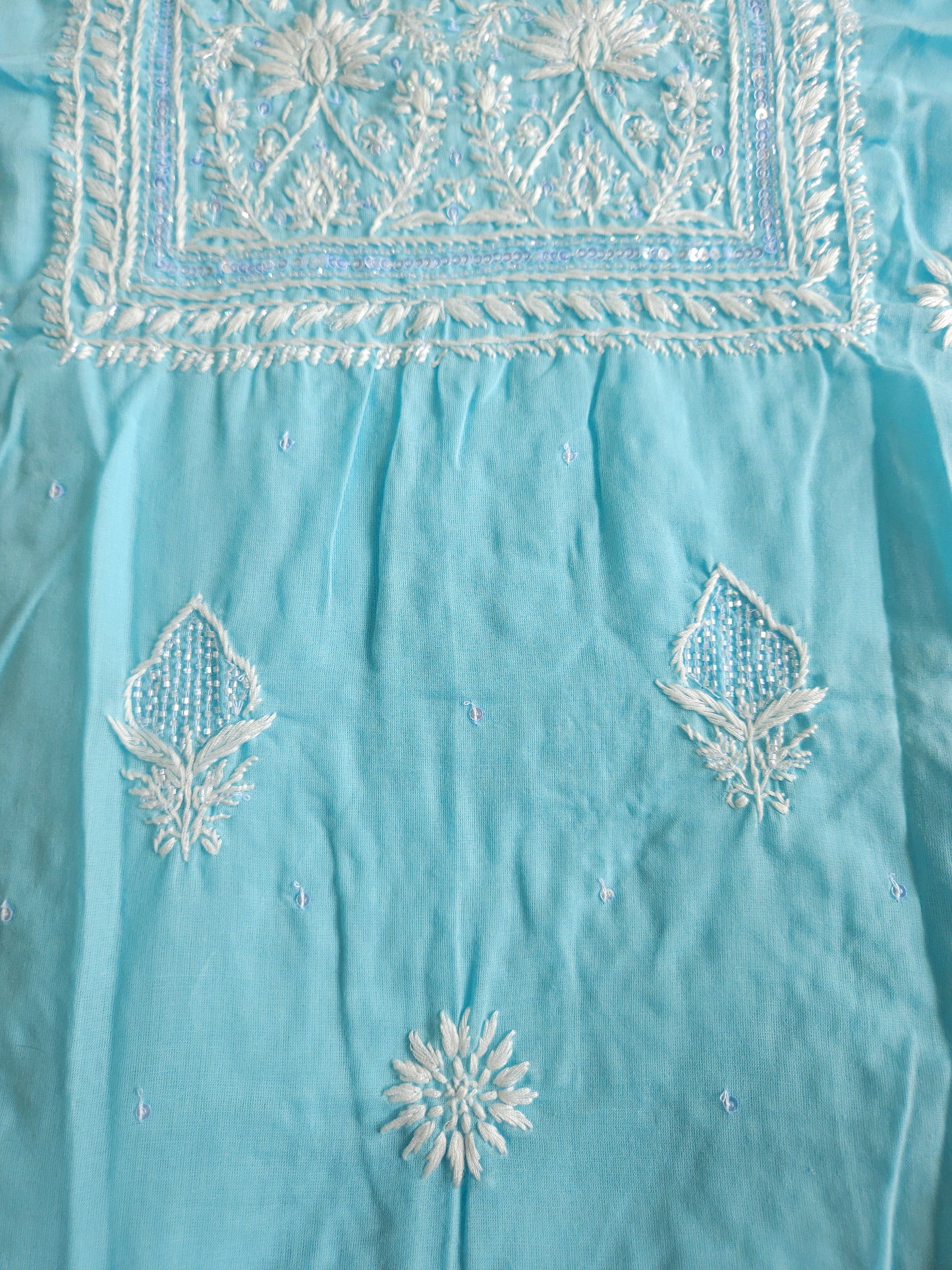 Cotton Unstiched Kurta Fabric with Addon