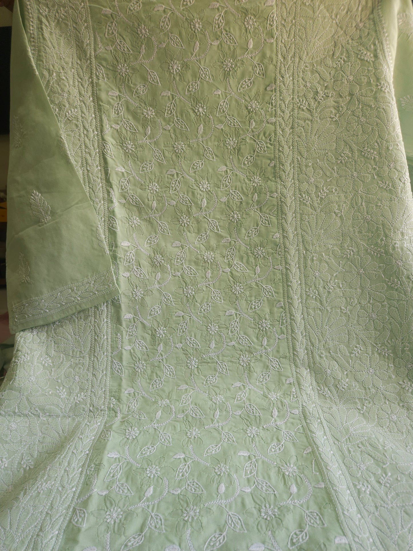 Cotton Voil Daraz Chikankari Kurti