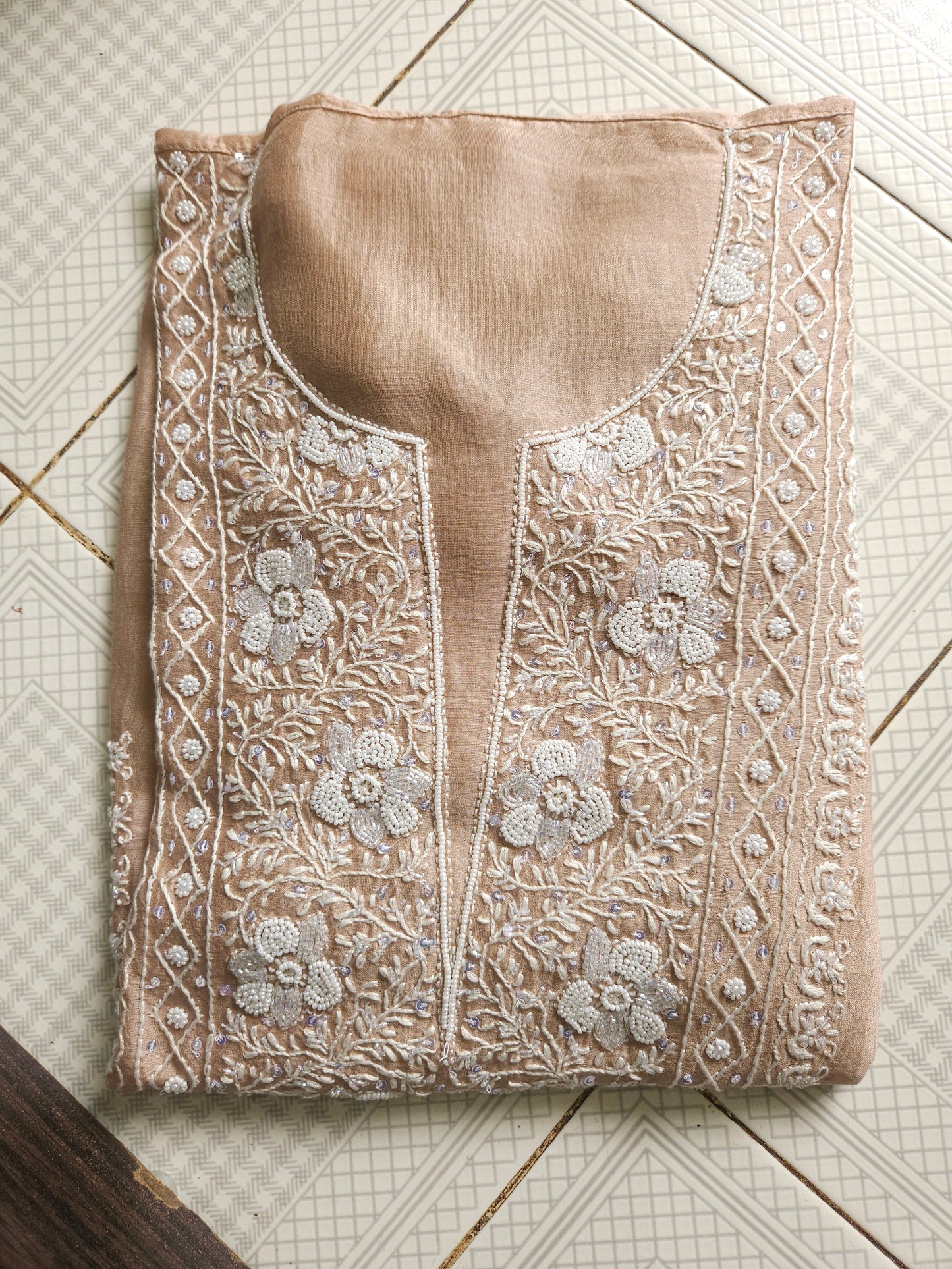 2Piece American Chanderi Coord Set PSC039