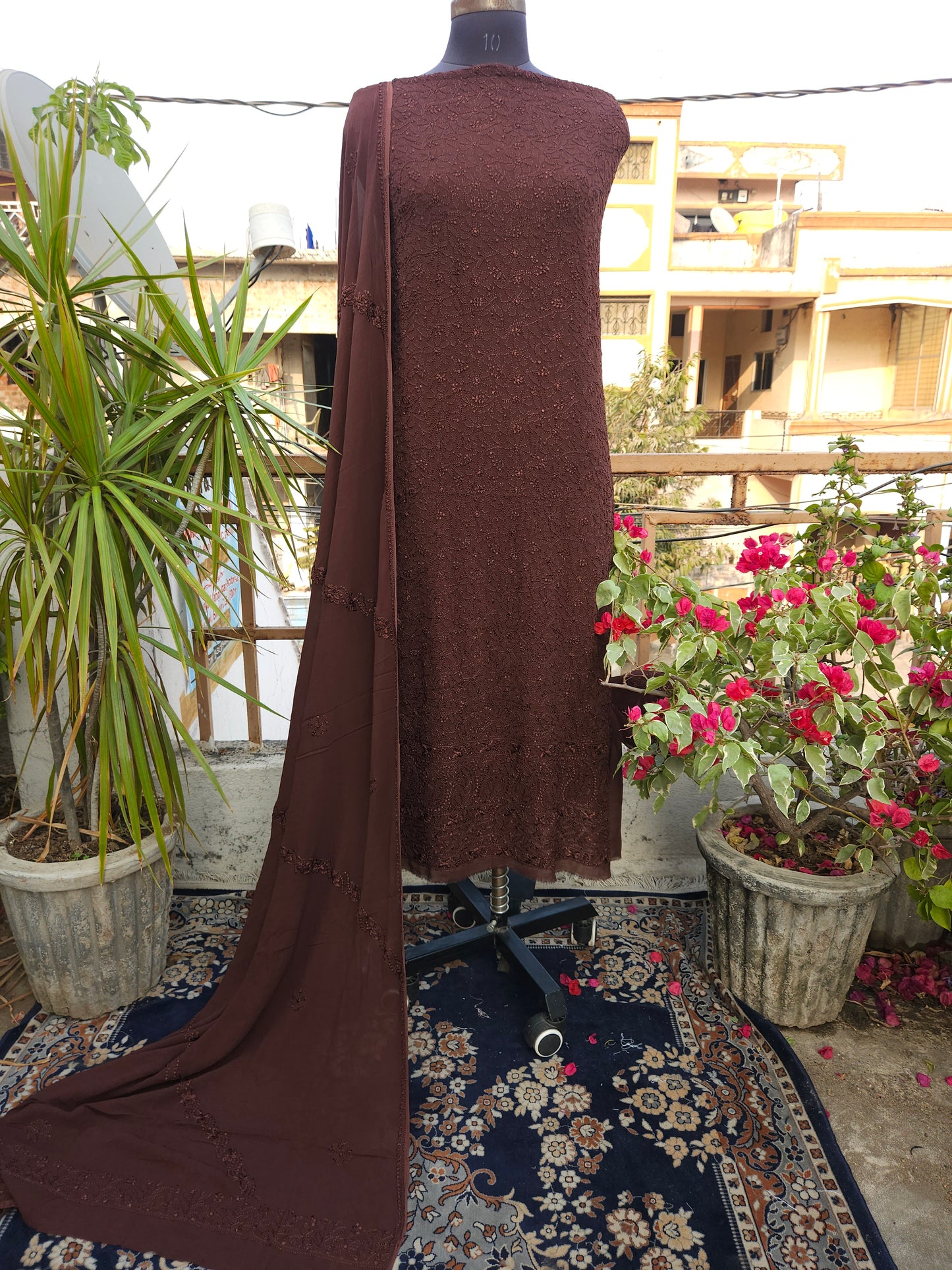 Viscose Georgette 2-Piece Suit (PSC039)