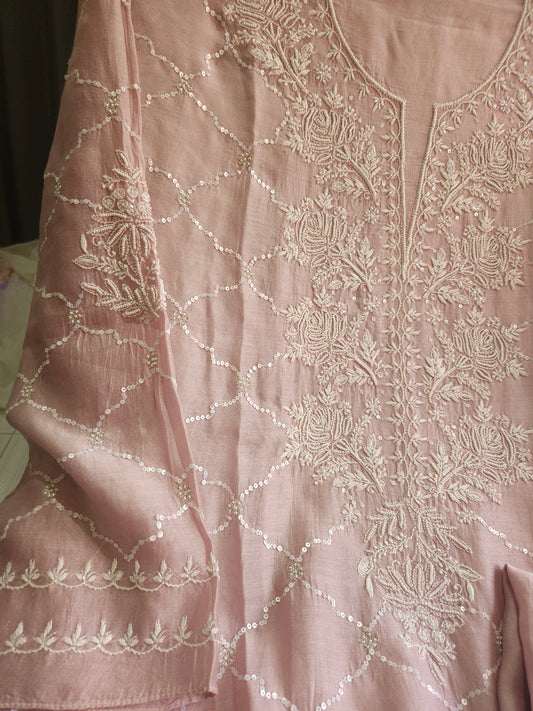 American Chanderi 2-Piece Coord Set (PSC134)