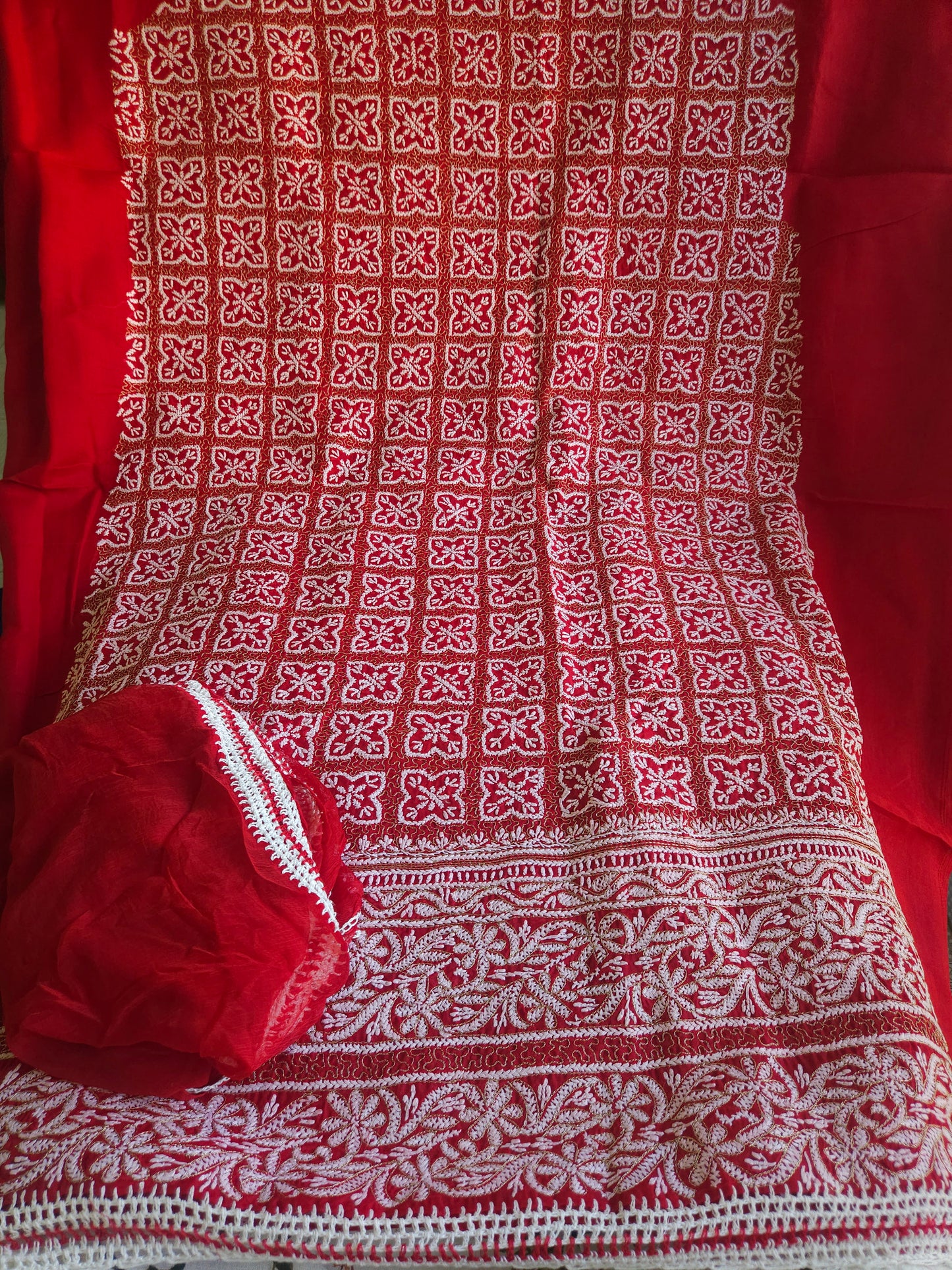 Cotton Voil 3-Piece Suit (PSC216)