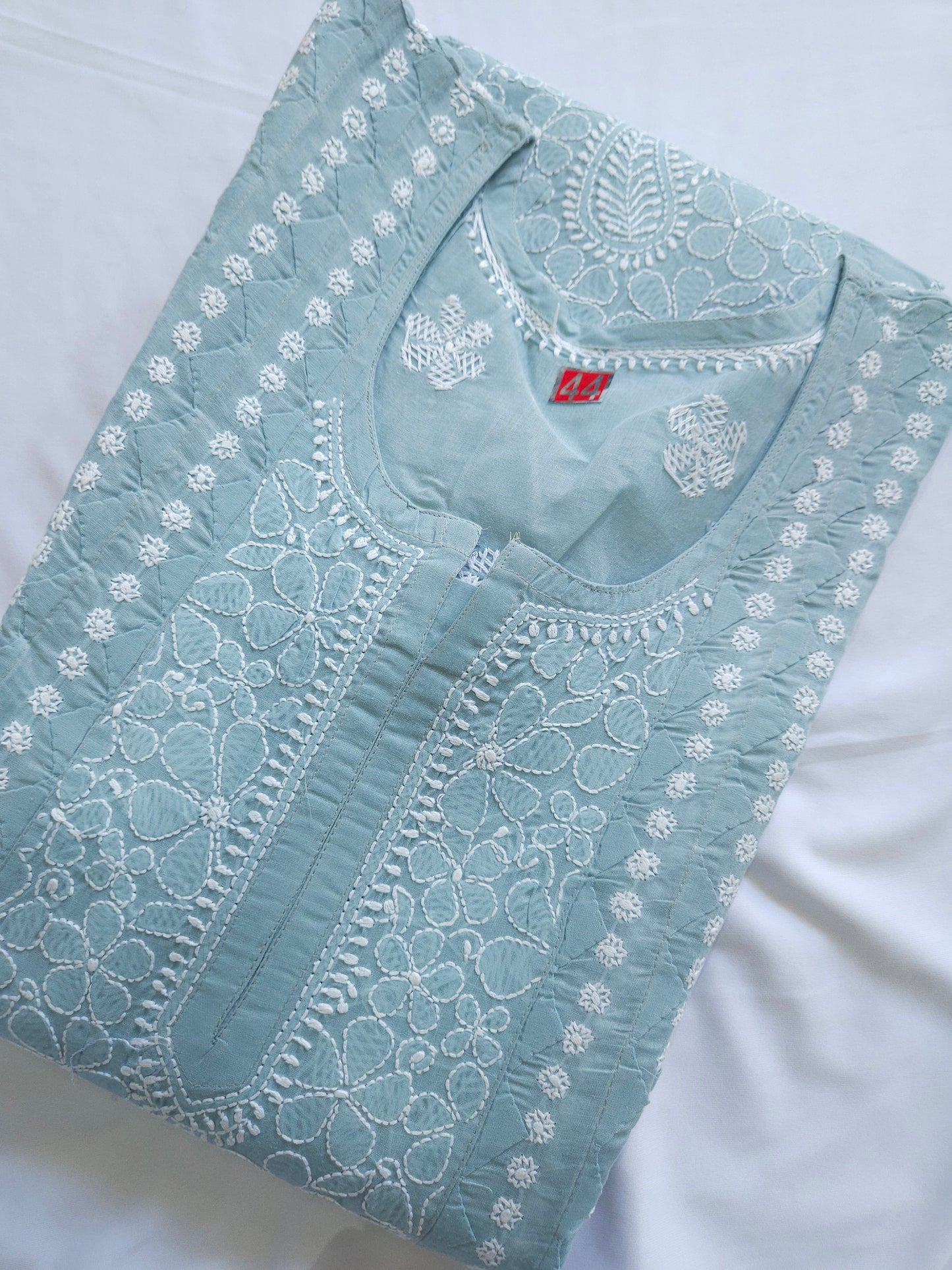 Cotton Voil Heavy Daraz Chikankari Anarkali Stitched
