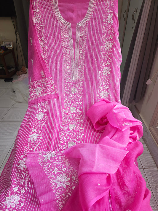 Malmal Chanderi 2-Piece Suit (PSC130)