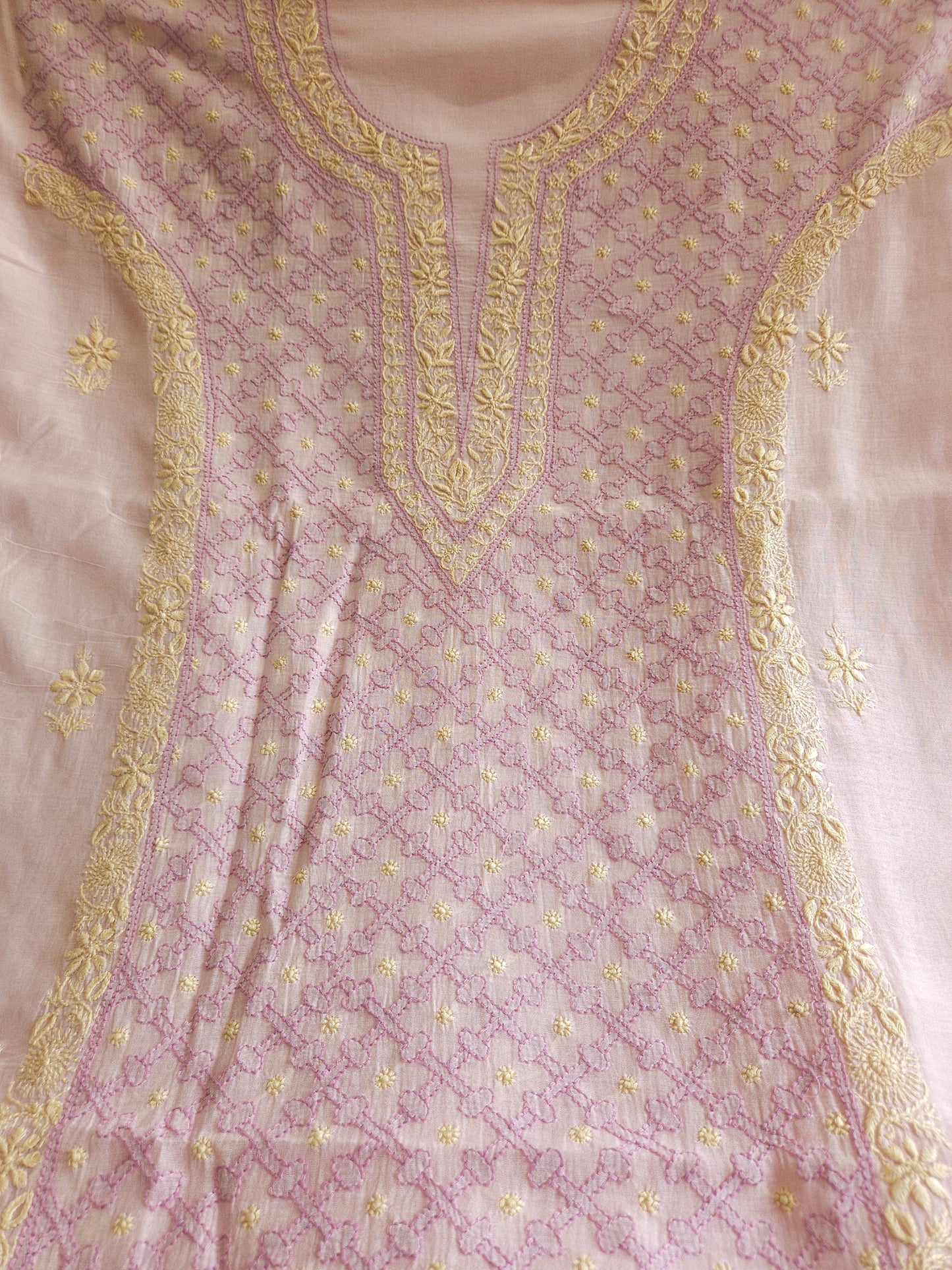 Malmal Chanderi 2Piece Unstiched Suit