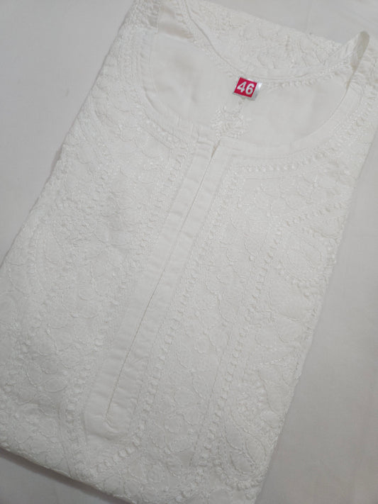 Soft Cotton Voil Full Jaal Kurti